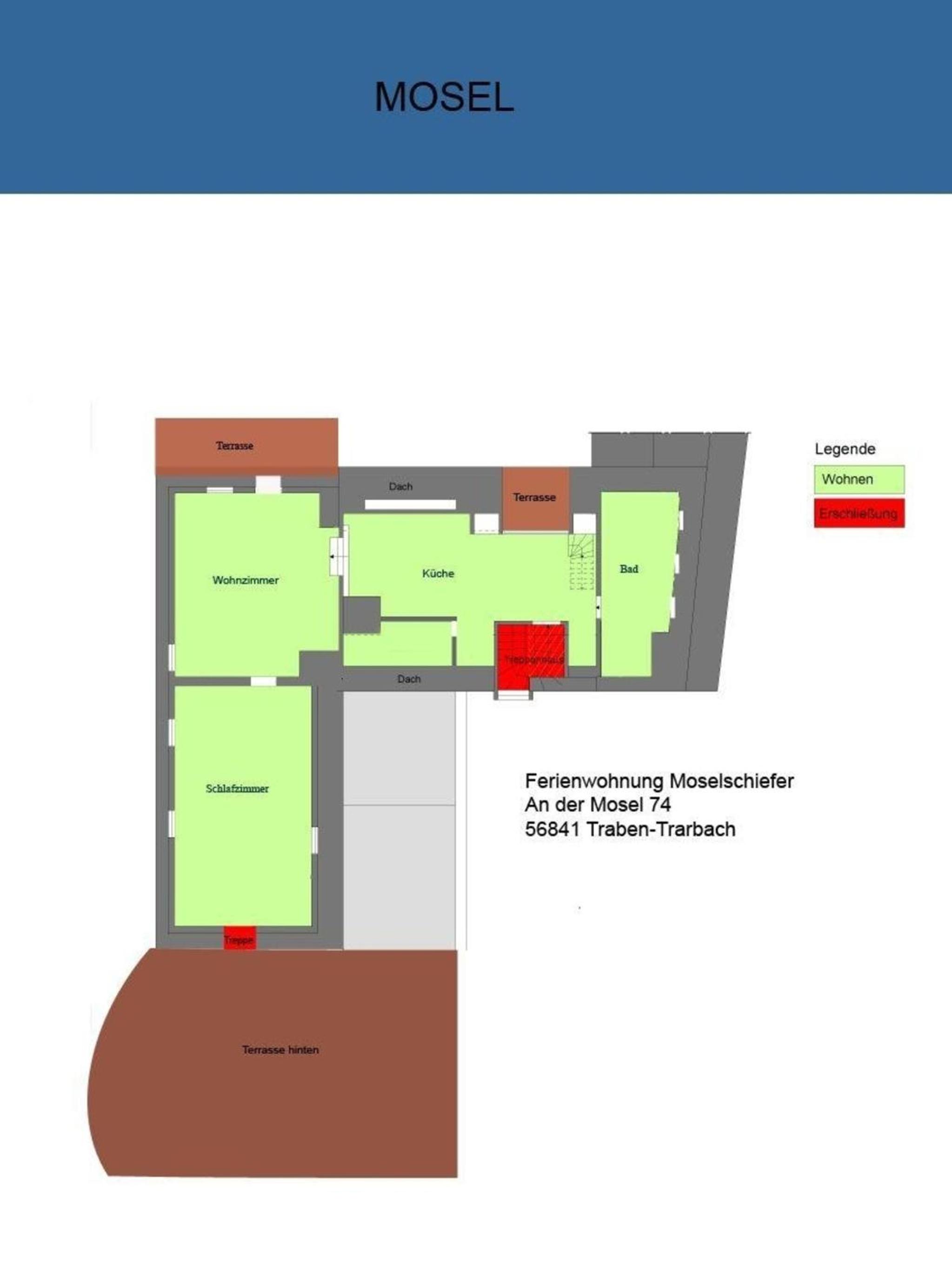 Moselschiefer Traumferienwohnung Am Moselufer
