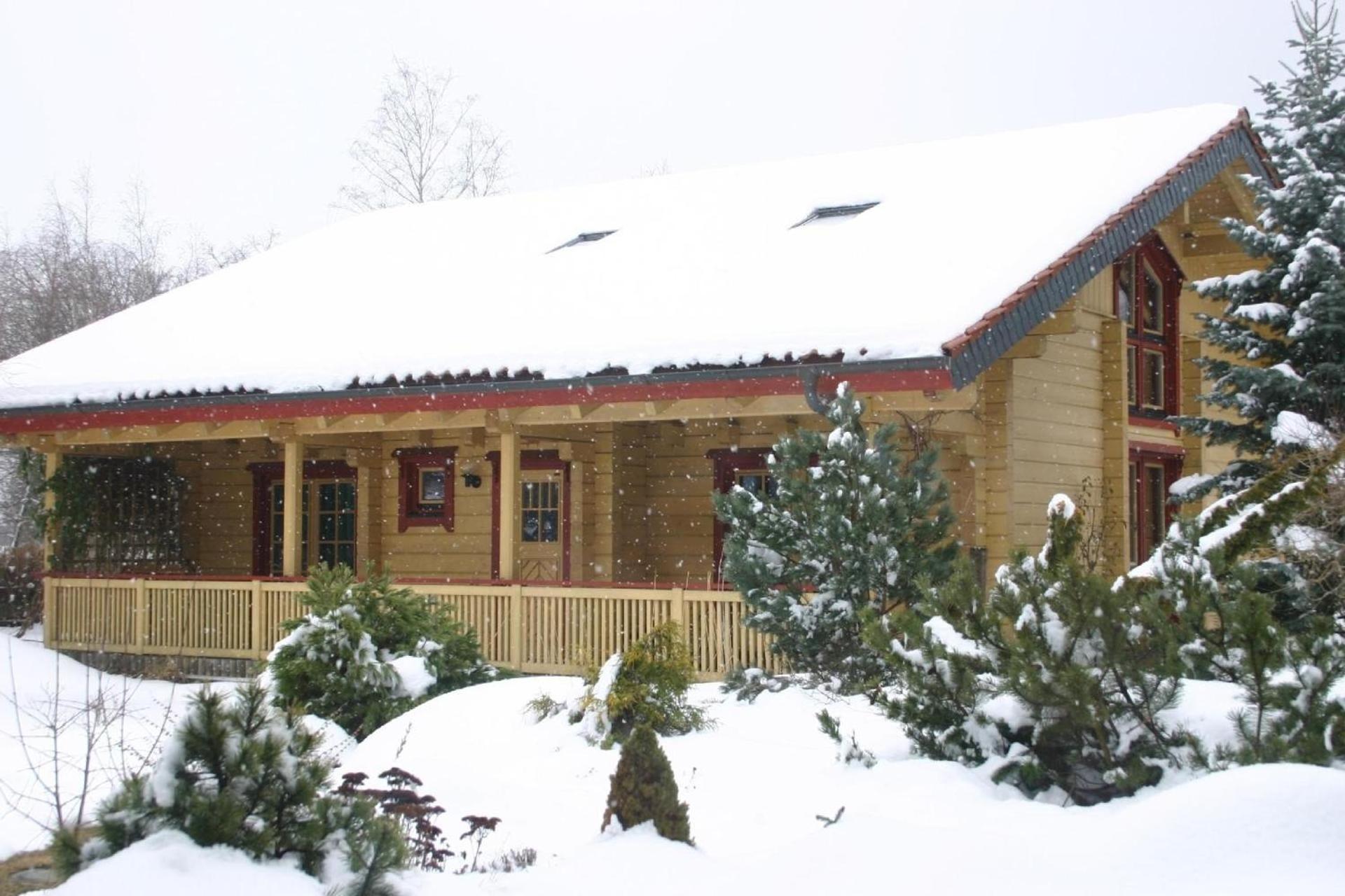 Gemütliches Blockhaus In Waldrandlage Mit Sauna