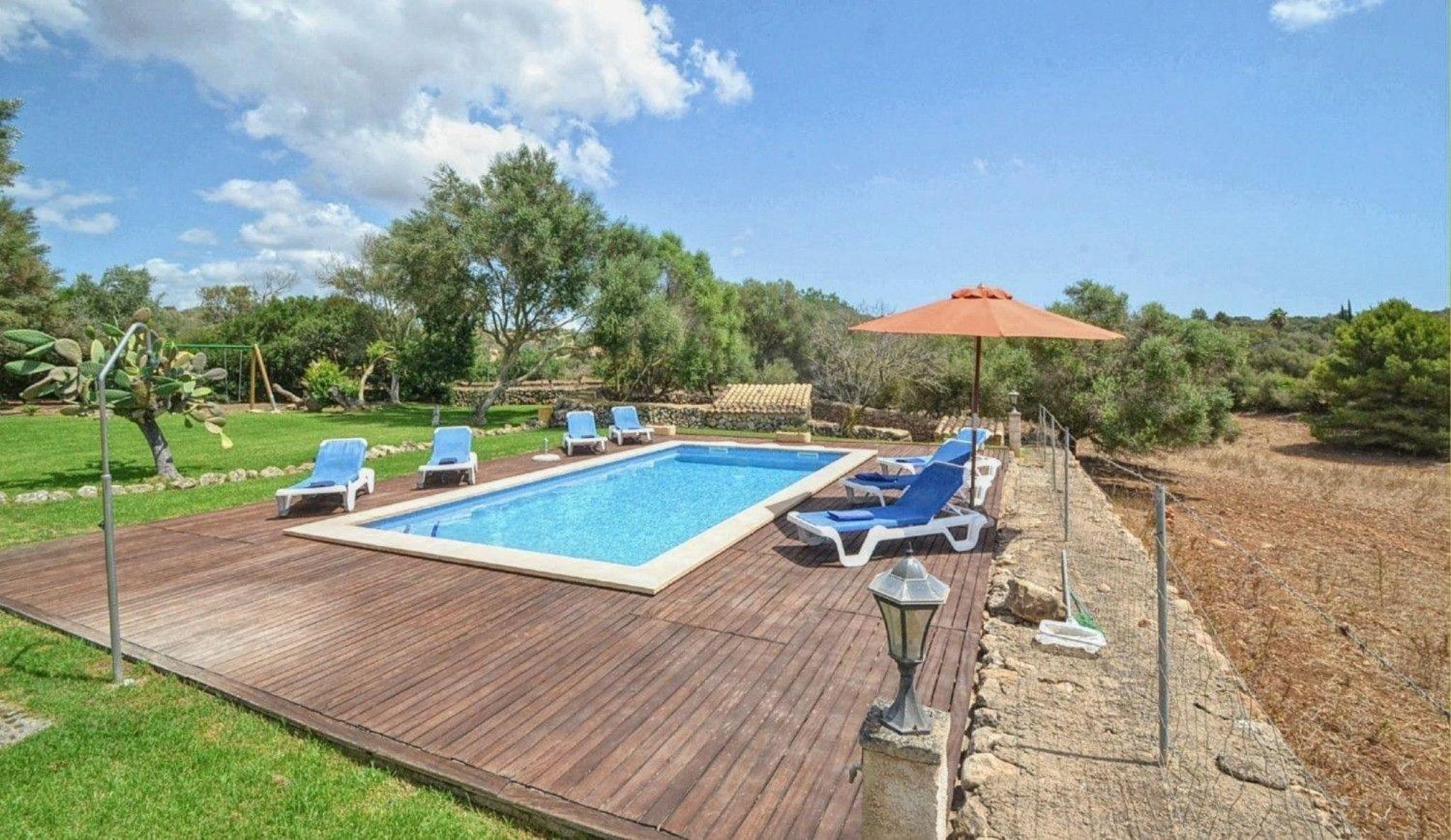 Gemütlich eingerichtetes Landhaus mit pool in der Nähe von Porto Cristo