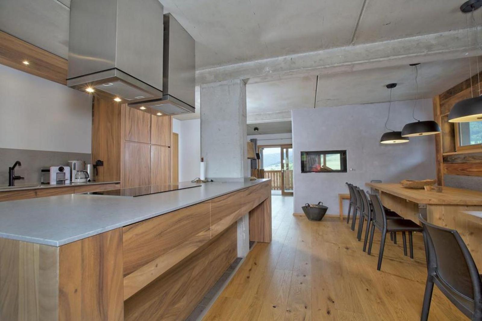 Panorama Chalet Grau XL