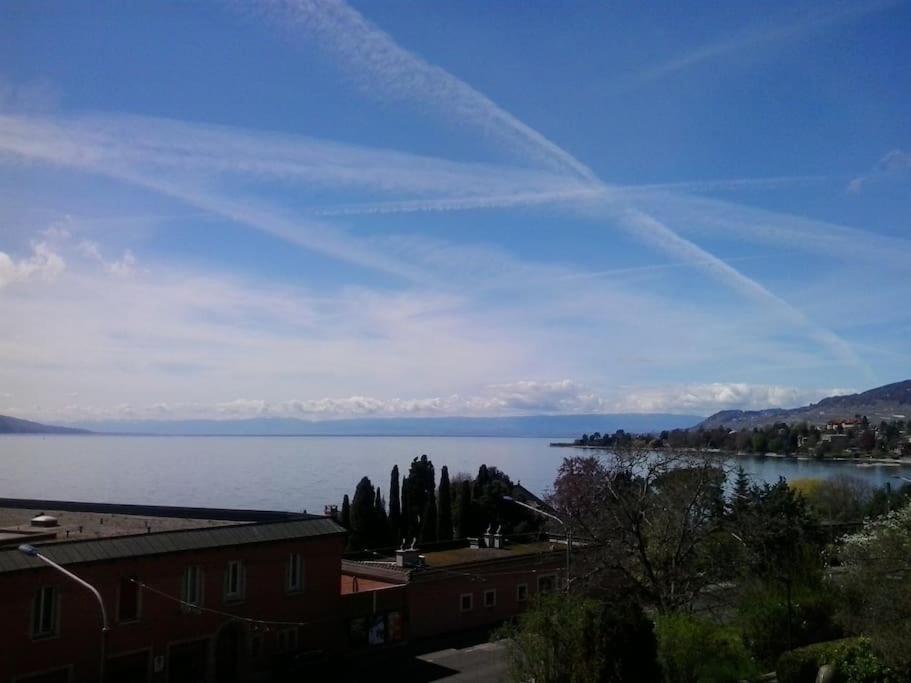 Appartement avec jardin privé à Montreux 100mt du lac