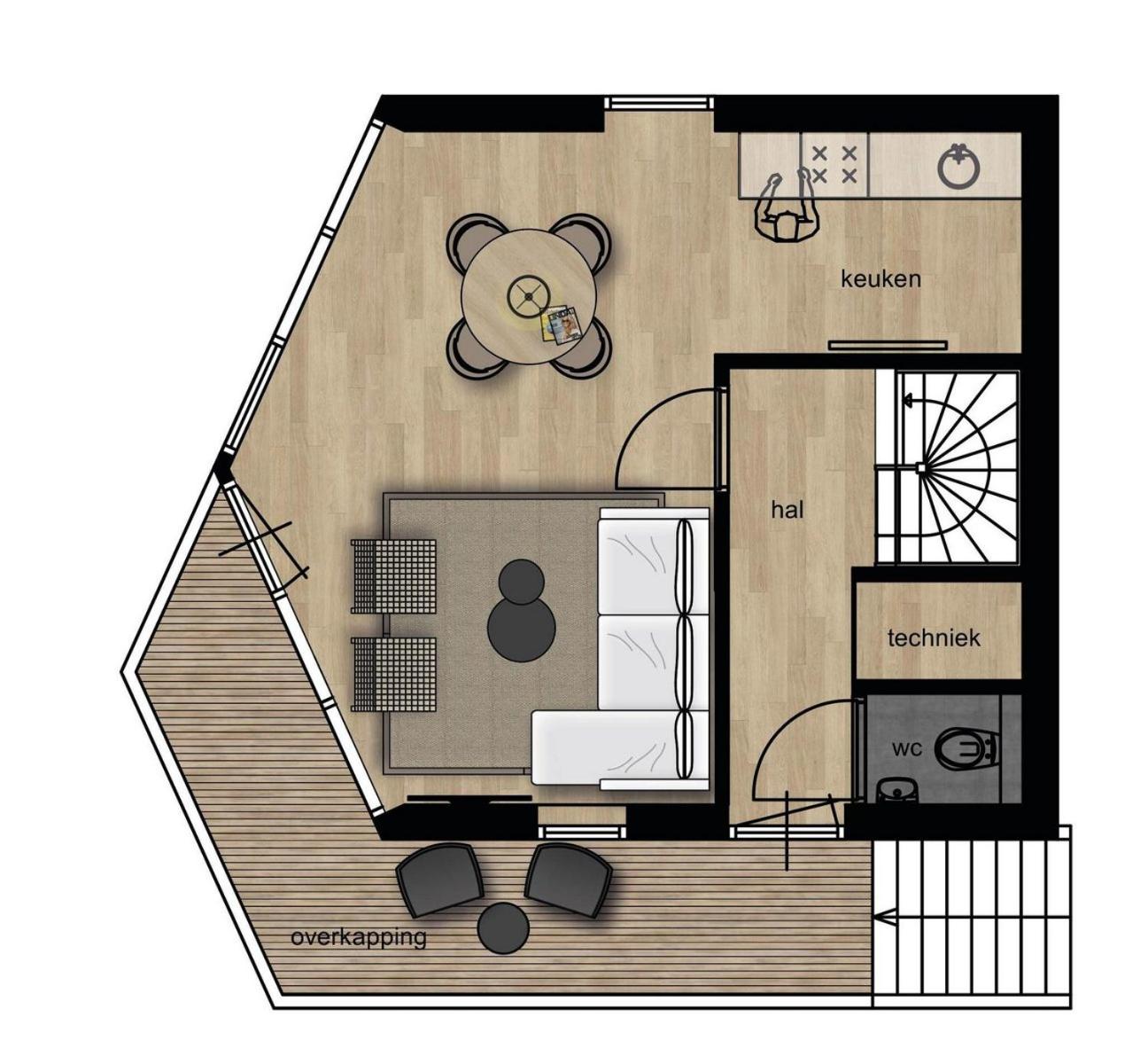 Natuur Villa | 5 personen view 5