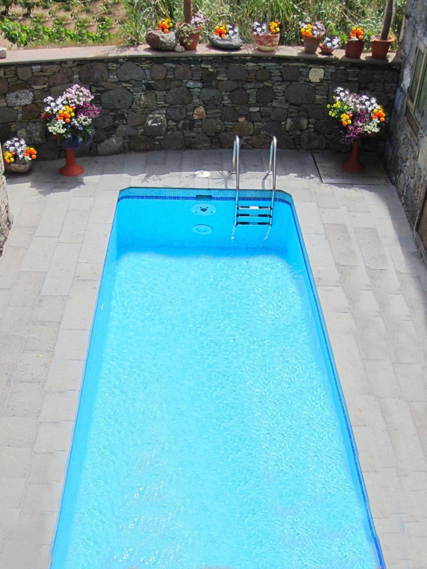 Traditionell kanarisches Ferienhaus mit Pool