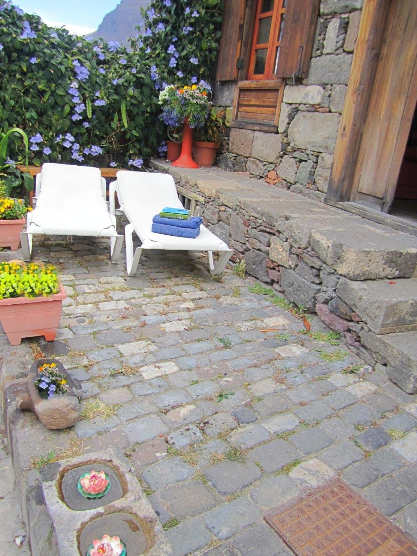 Traditionell kanarisches Ferienhaus mit Pool