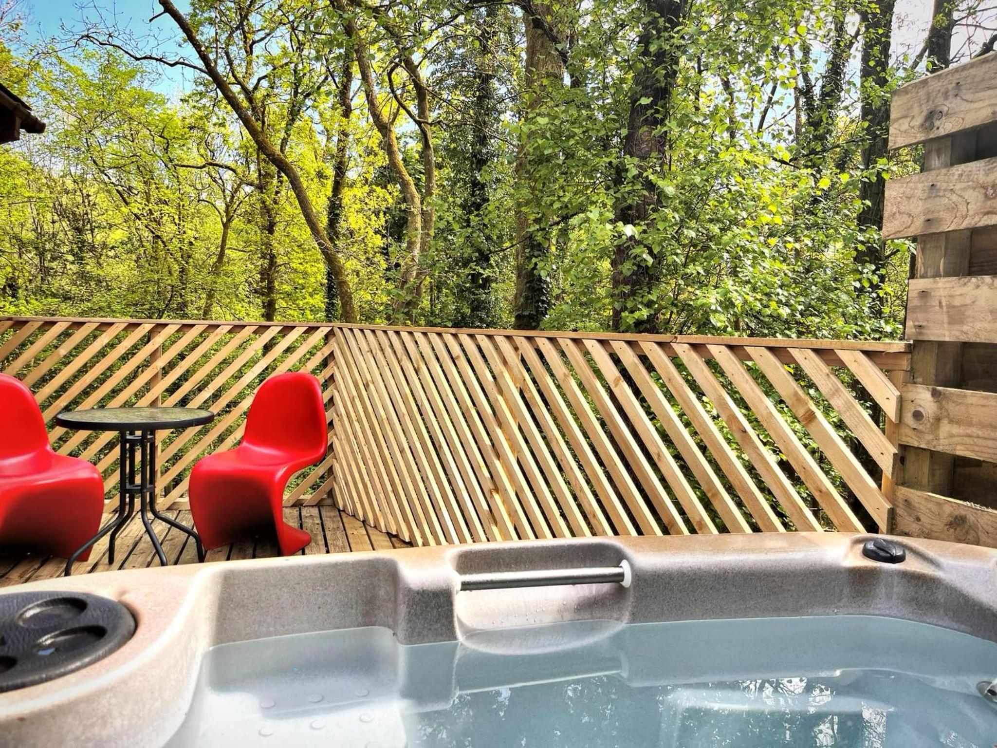 Shrew Lodge-woodland Lodges-Hot Tub-Pembrokeshire-Tenby view 4