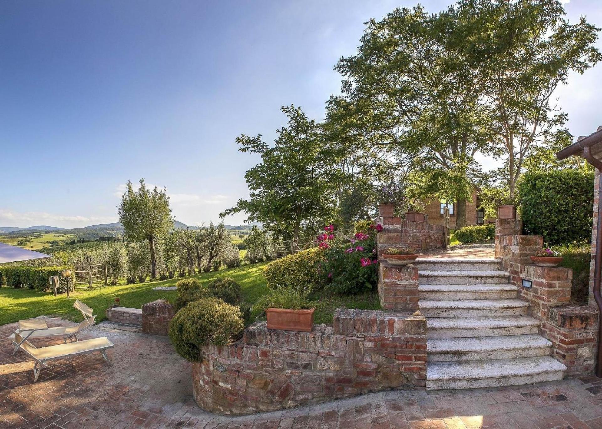 Geräumige Wohnung in Montepulciano mit Veranda, Klimaanlage, Weingut mit Großem Garten, Pool,Spa