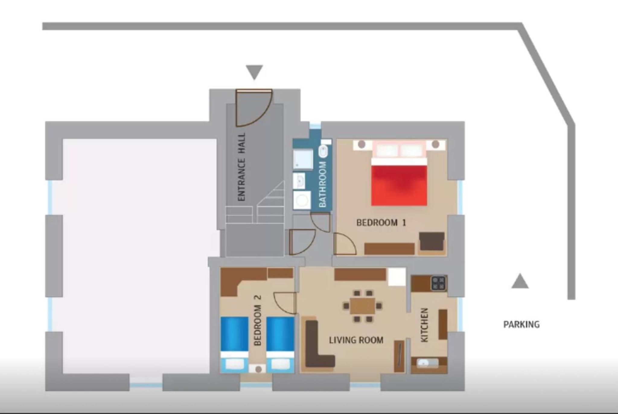 Gemütliches Appartment Direkt Am Strand