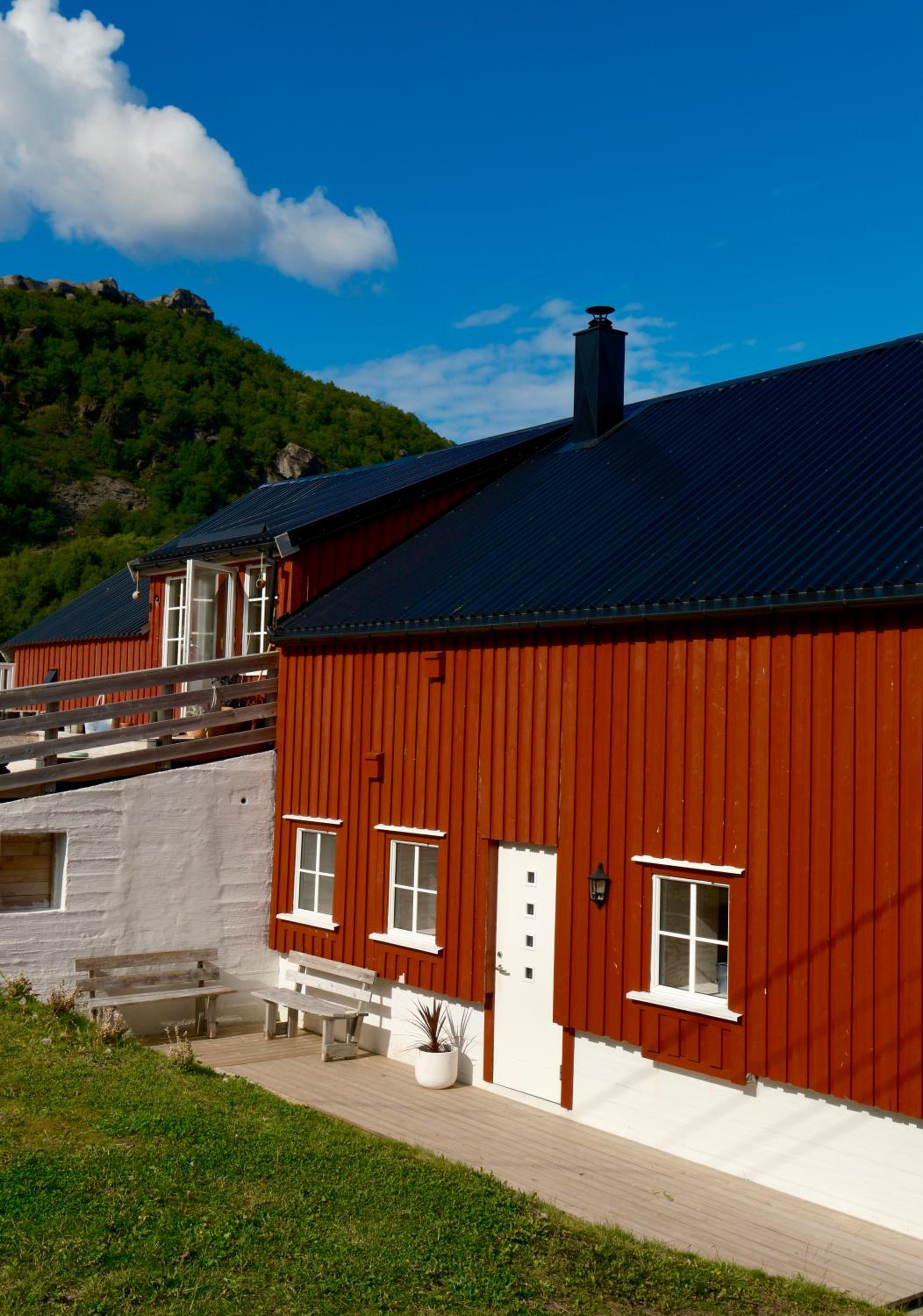 Renovated barn with a view