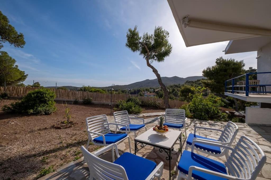 Villa Elisa 6ppl Poseidon Temple View Sounio view 3