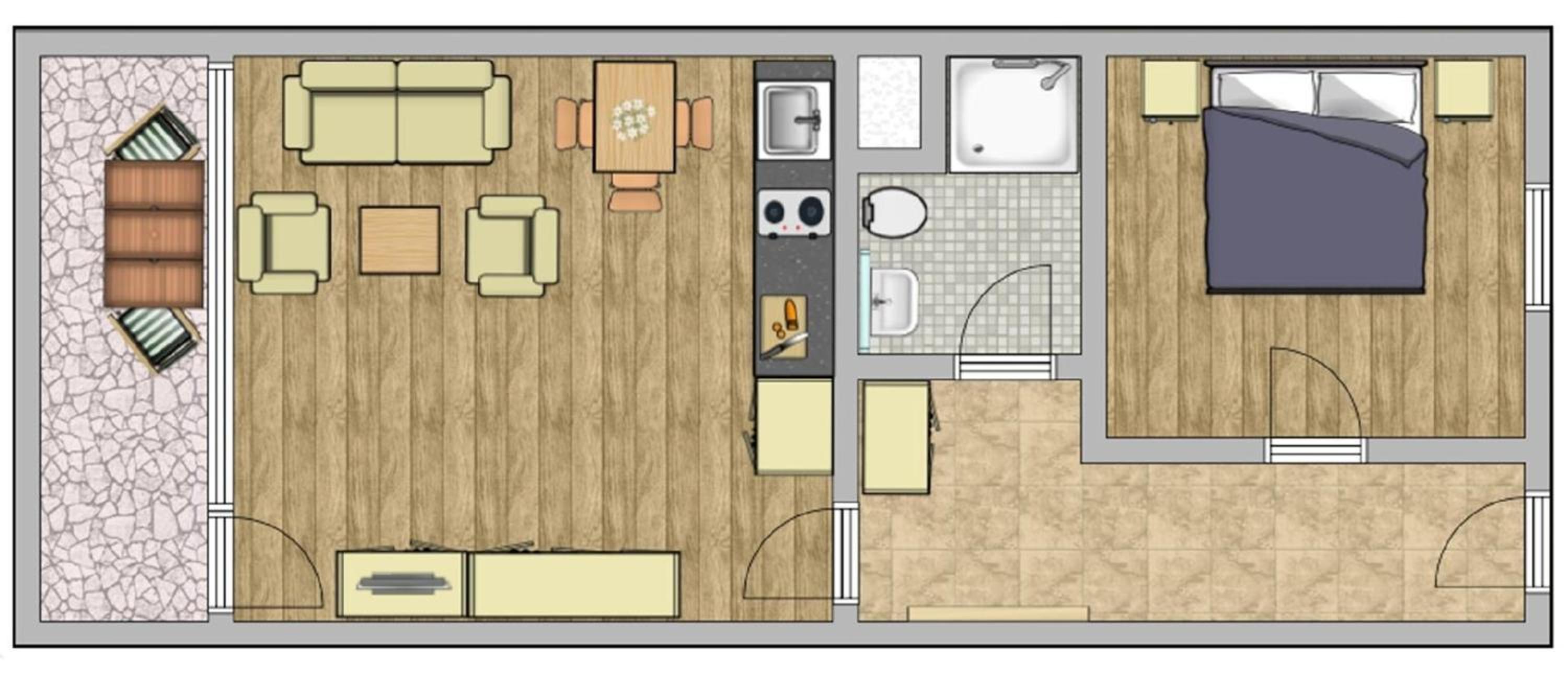 Appartement in Mühldörfl mit Terrasse