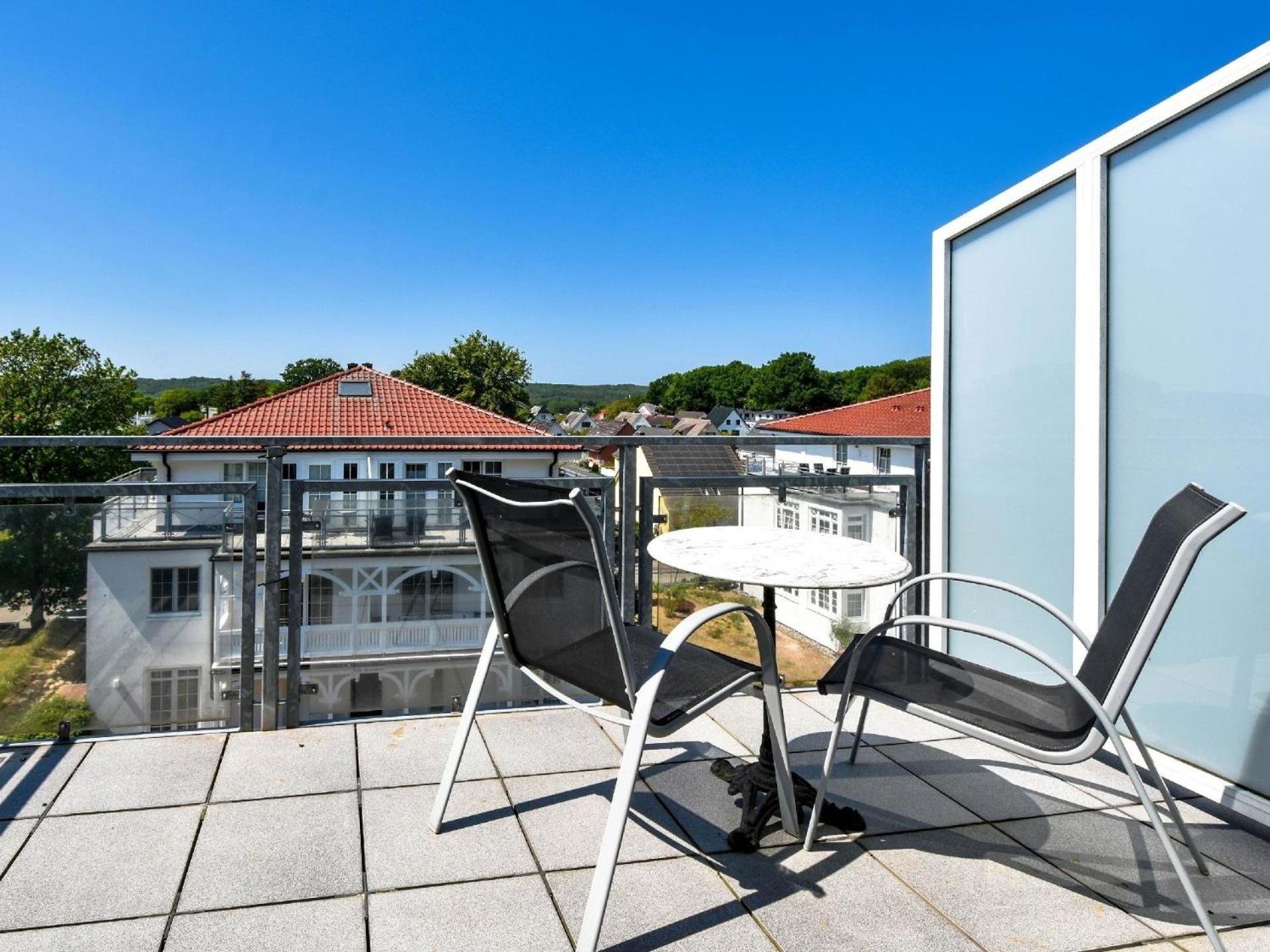 Penthouse Apartment für 2 bis 3 Personen mit herrlichen Blick über das Ostseebad Binz