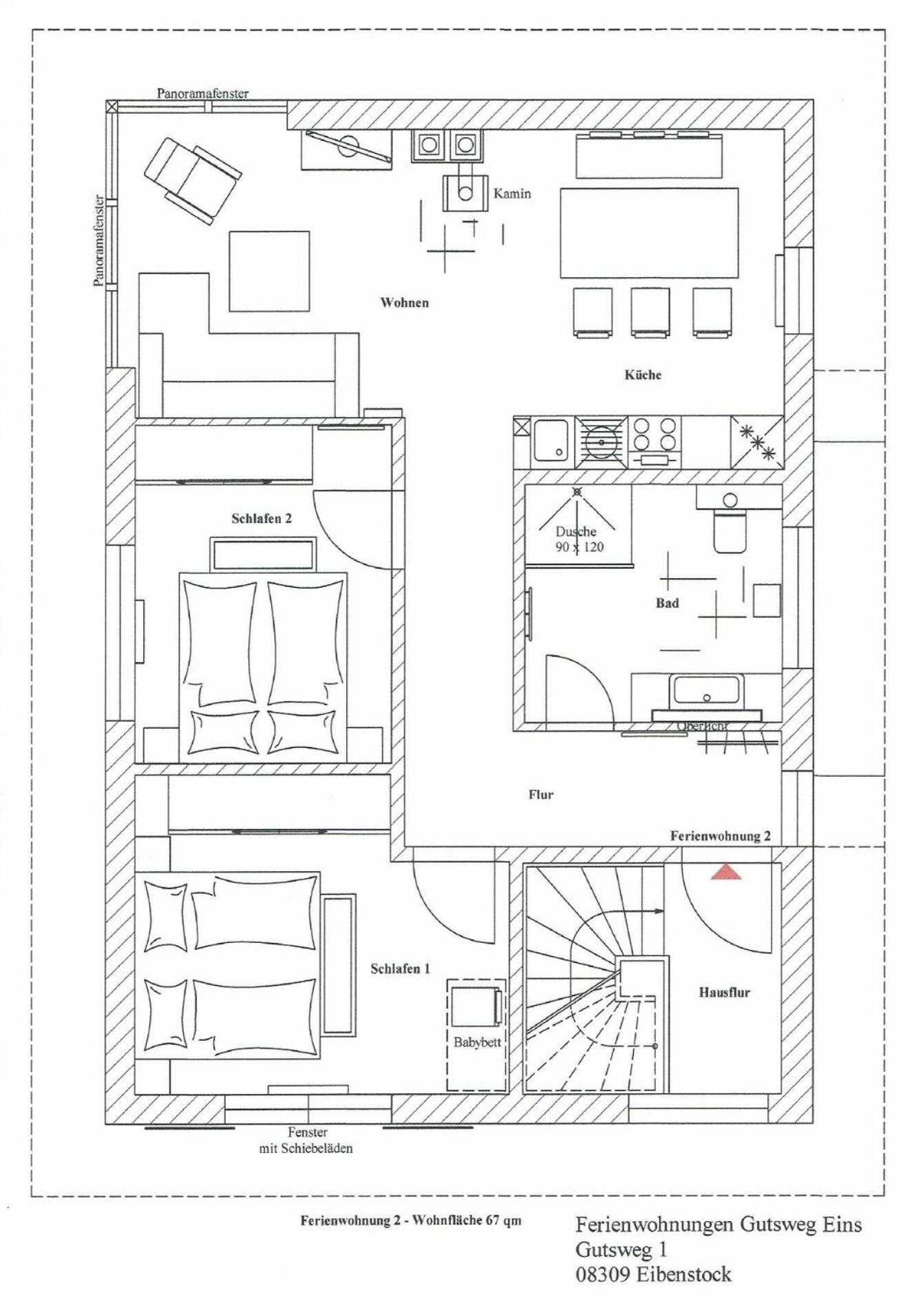 Moderne, Niveauvoll Eingerichtete Ferienwohnung