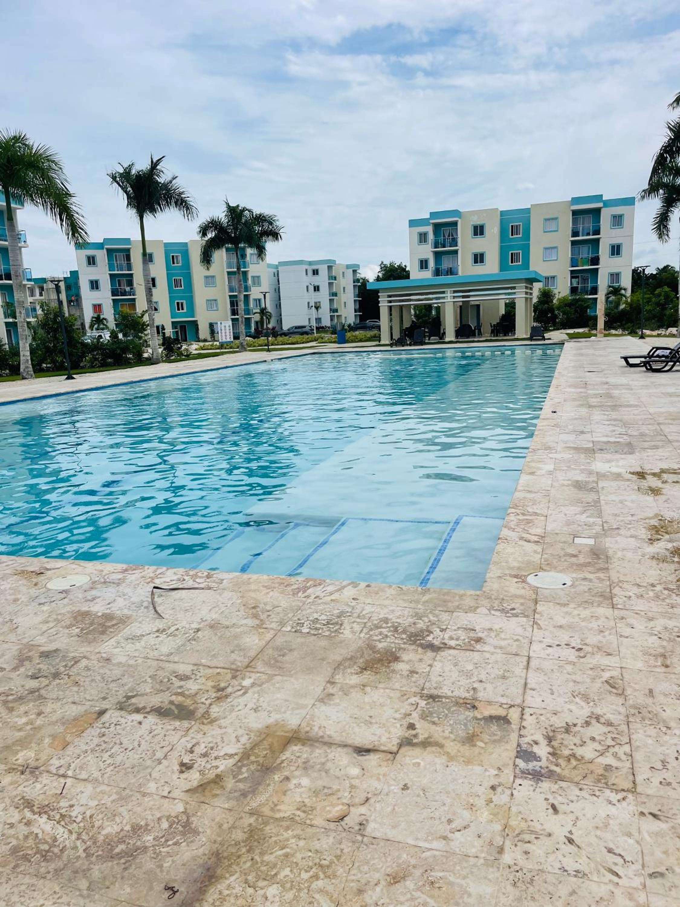 Garden of calm happiness and swimming pools