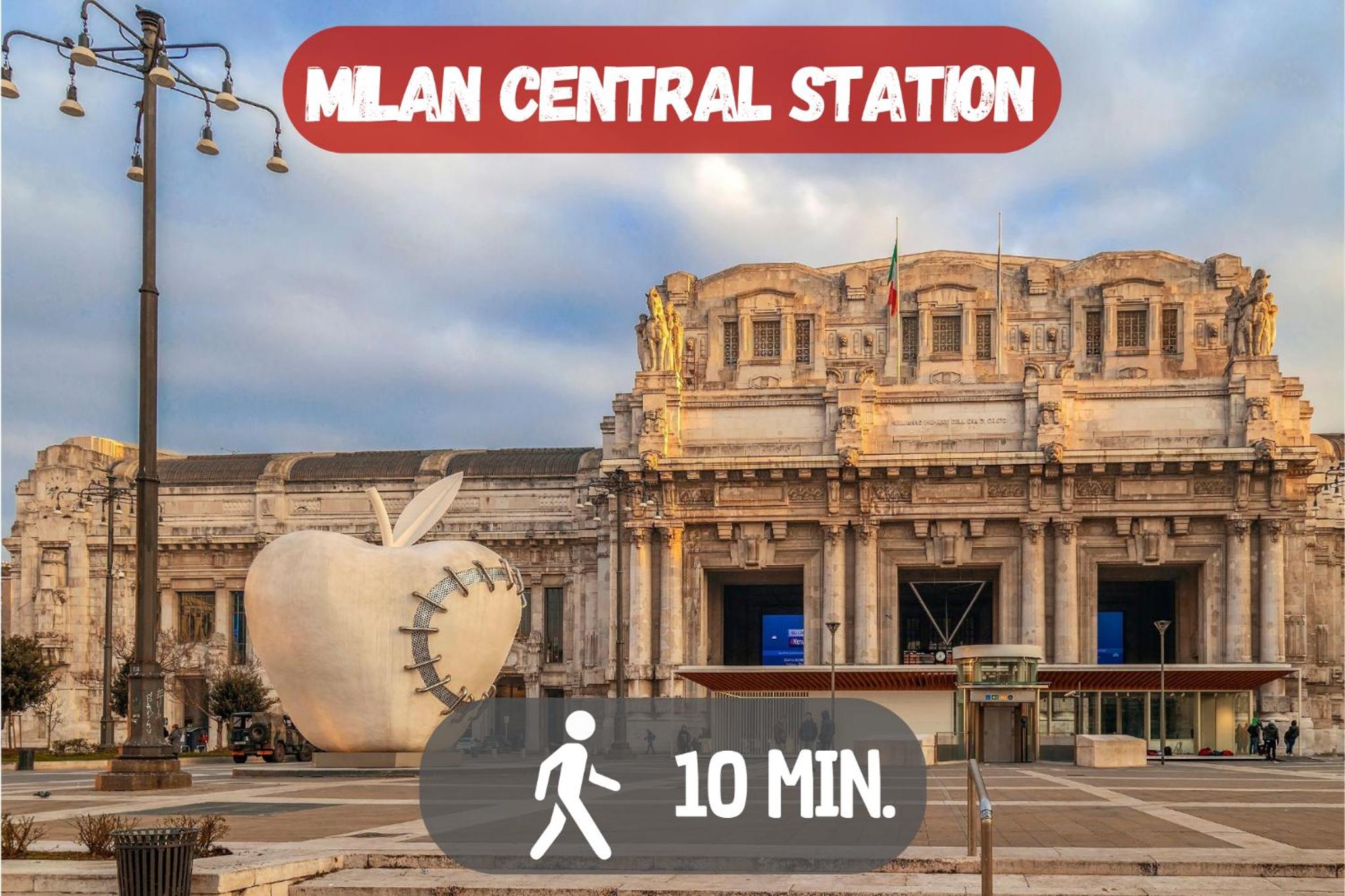 5' from Metro Lima to Piazza Duomo