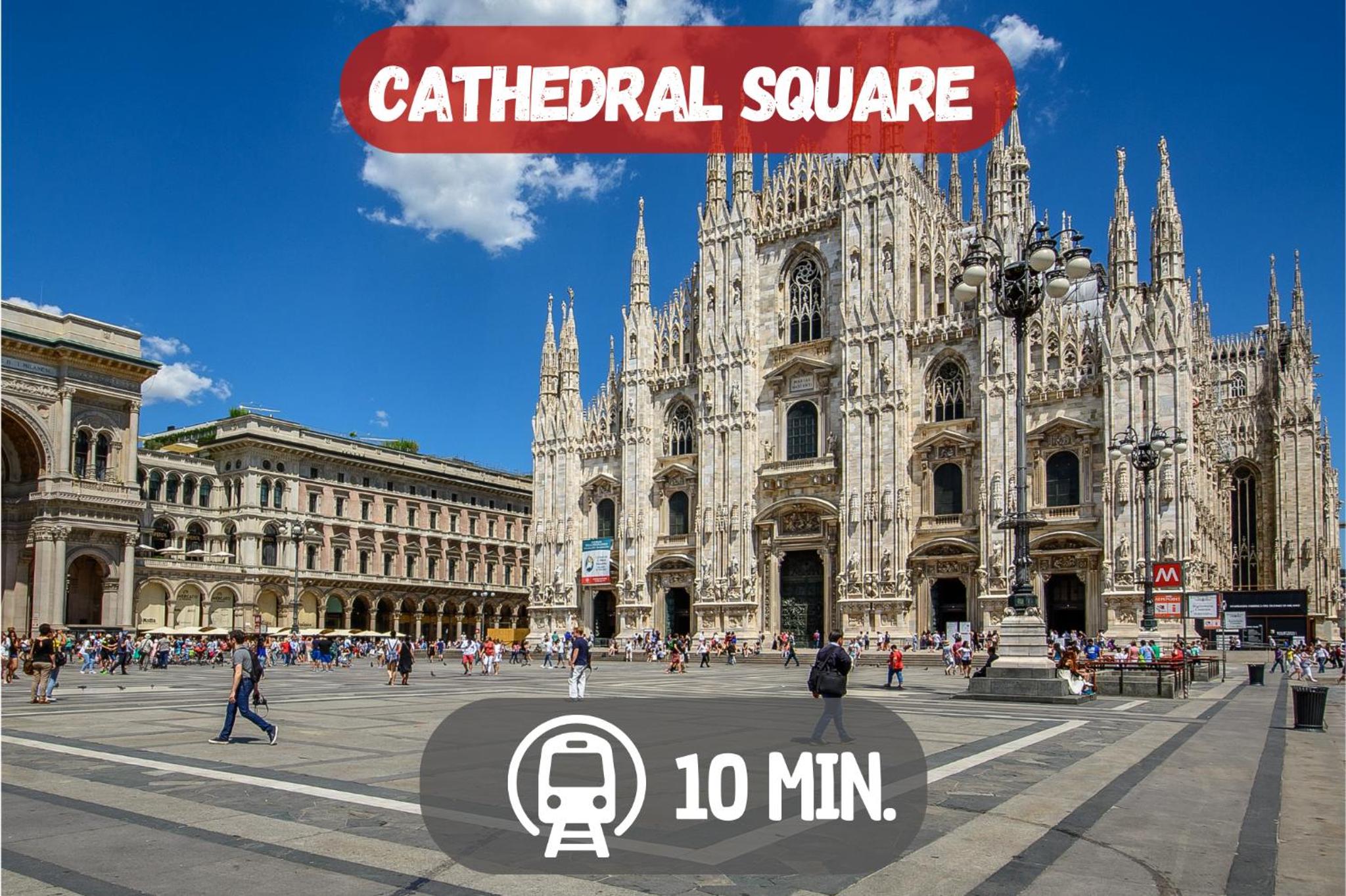 5' from Metro Lima to Piazza Duomo