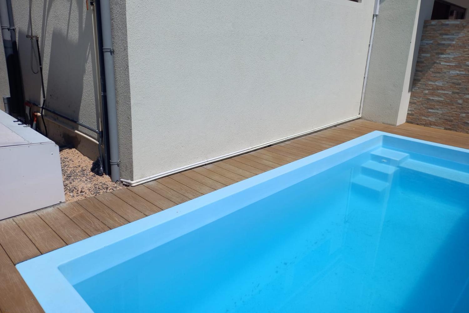 Contemporary modern spacious ground floor private apartment with pool close to beach view 2