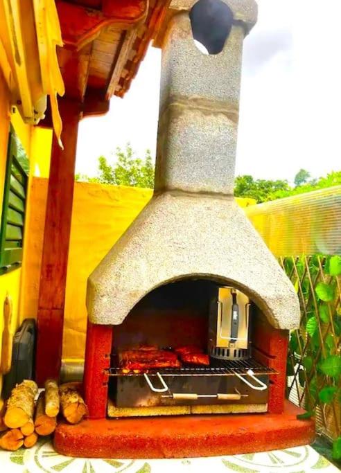outdoor cooking area
