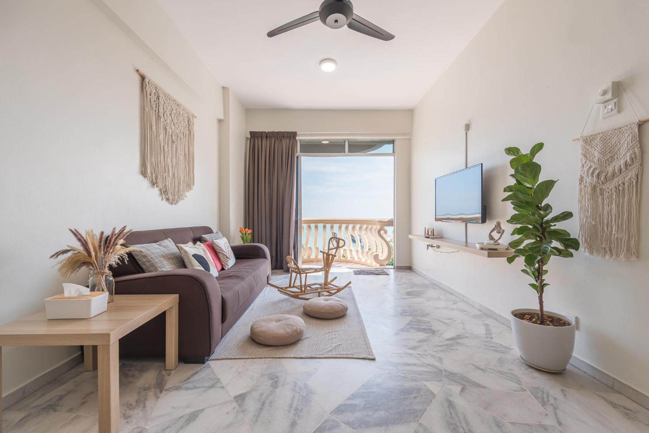 PortDickson Minimalist Seaview Home 10Pax3BR 1MinToBeach photo 7
