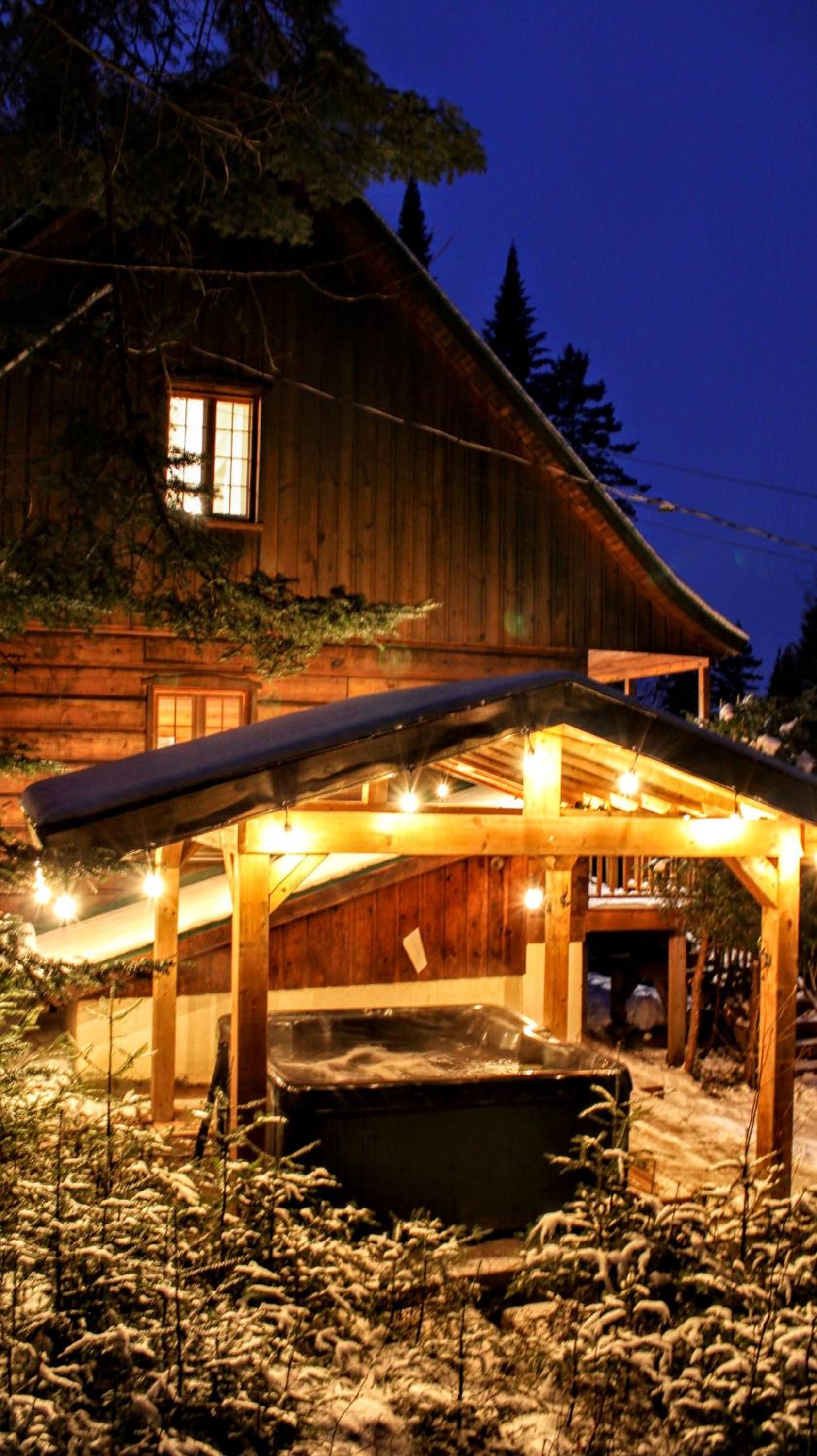 Chalet des Sources SPA Gazebo panoramique