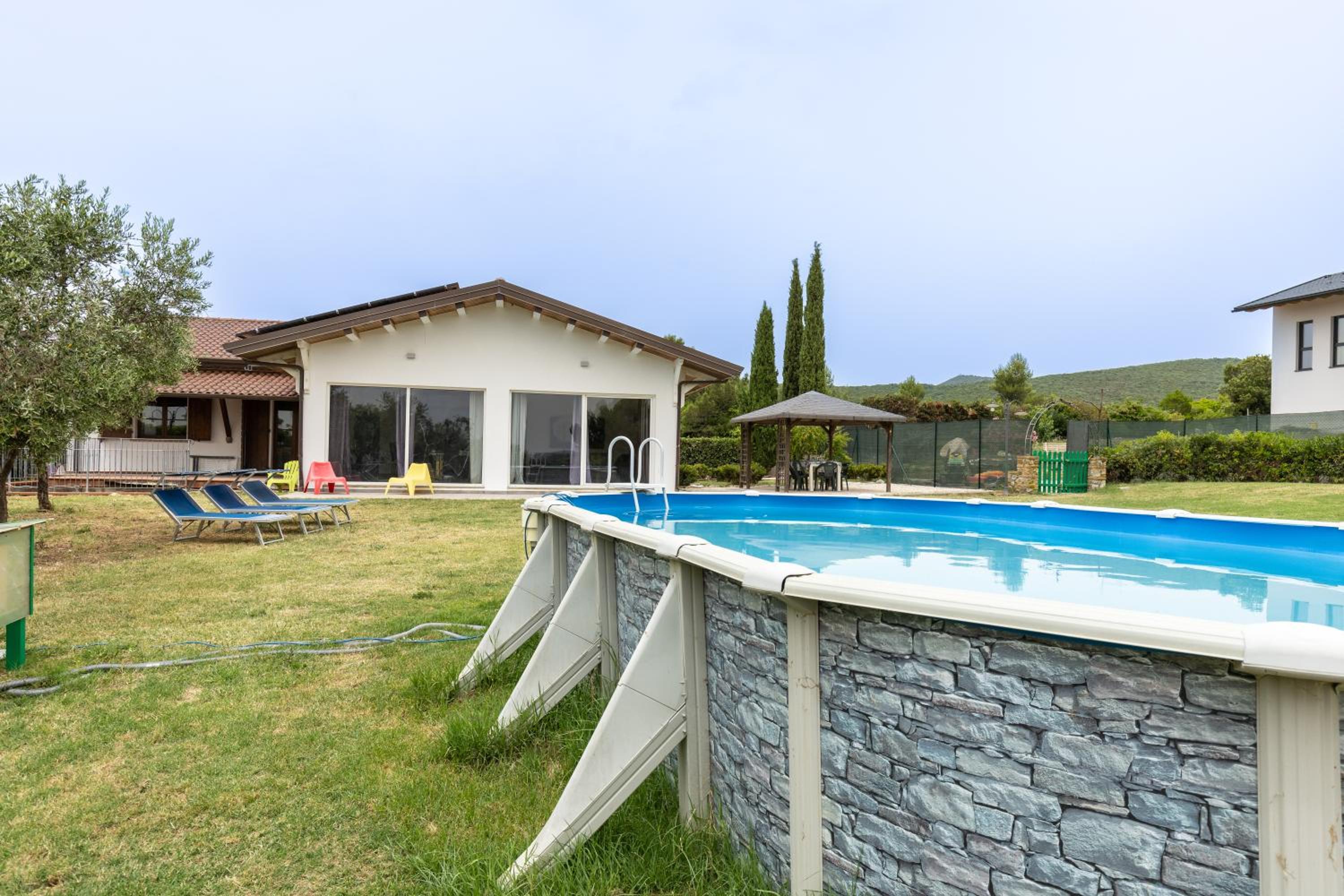 Castiglioncello - Villa in collina vista mare con piscina privata