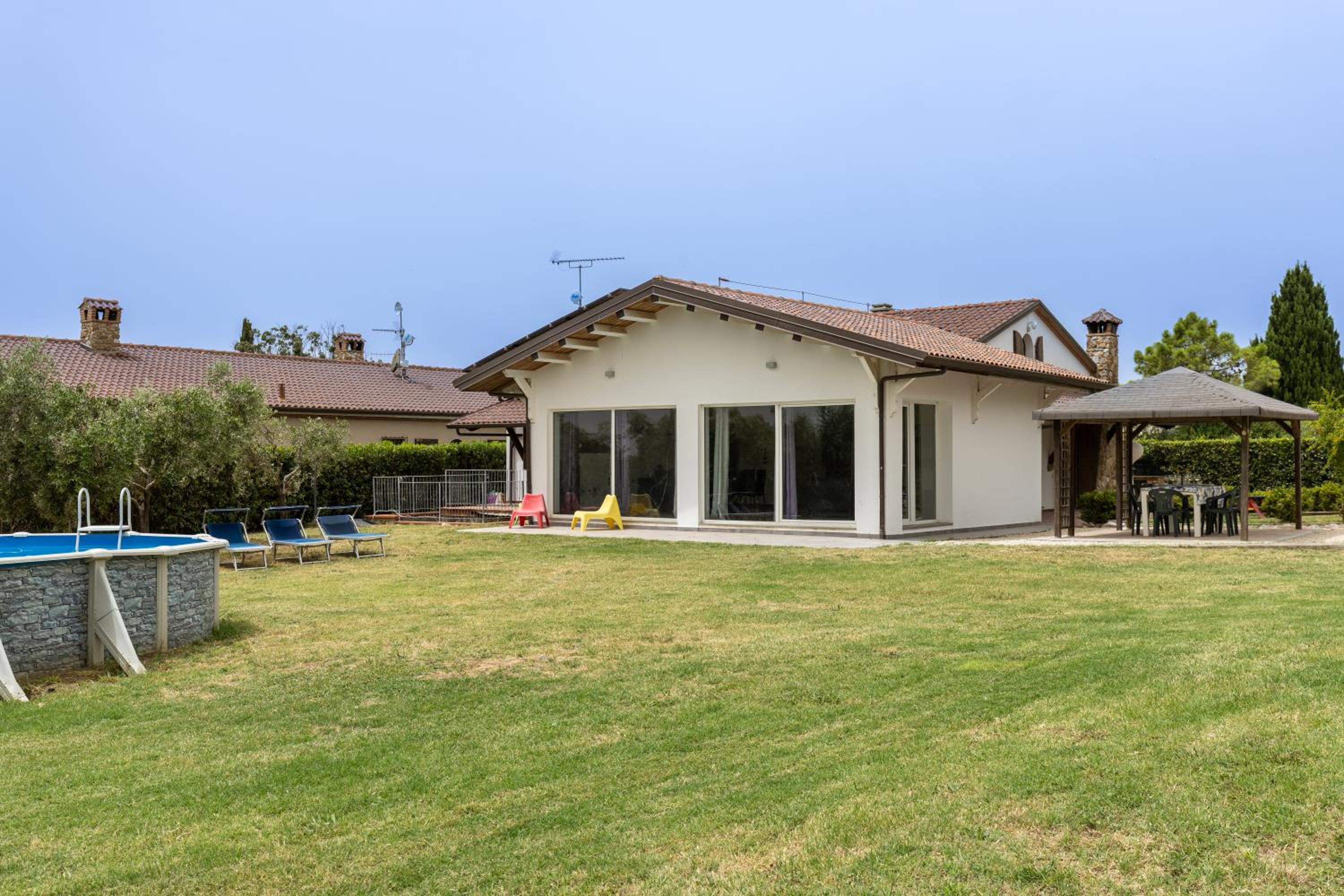 Castiglioncello - Villa in collina vista mare con piscina privata