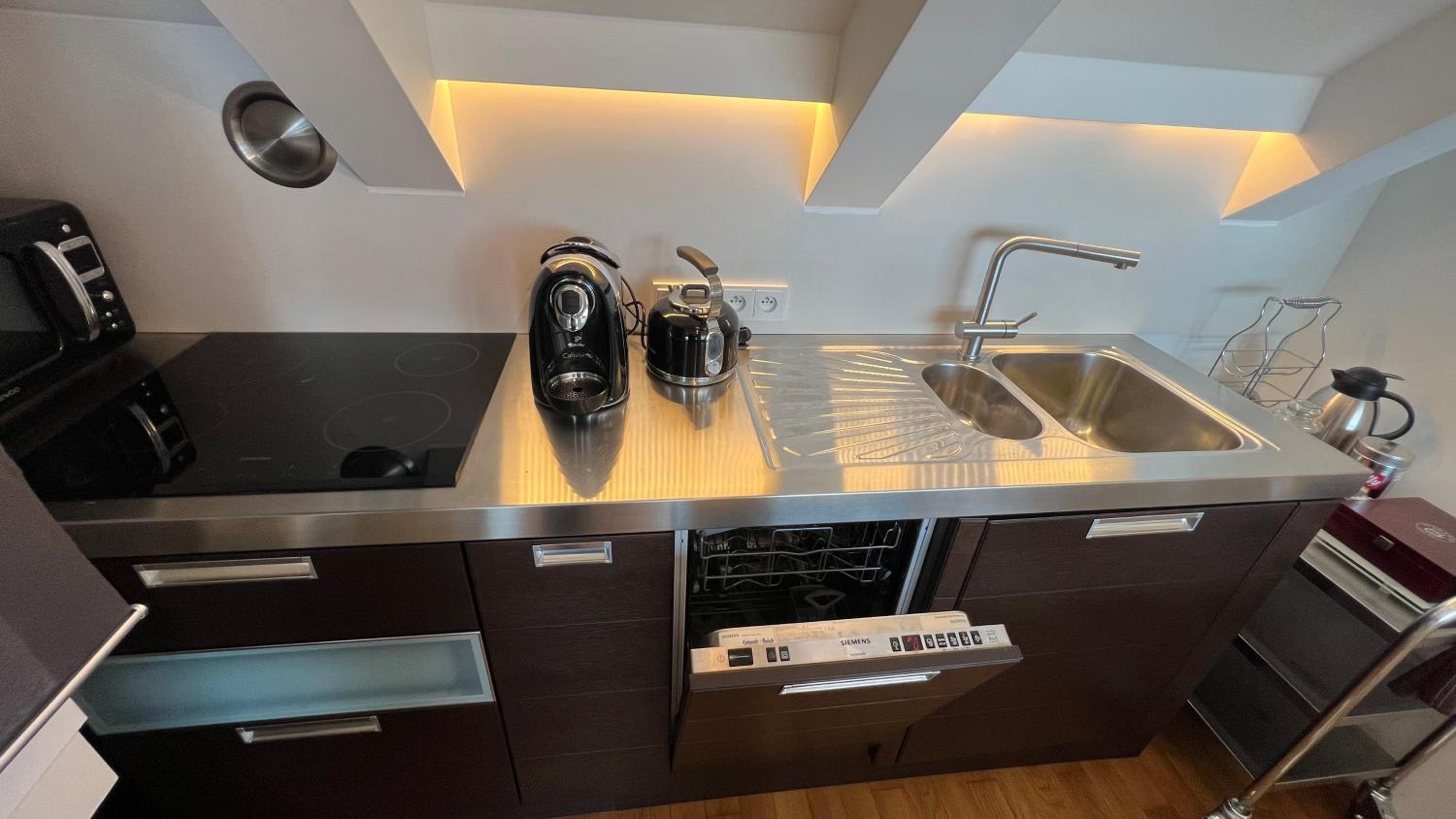 Apartmán se saunou a terasou s výhledem na Brno