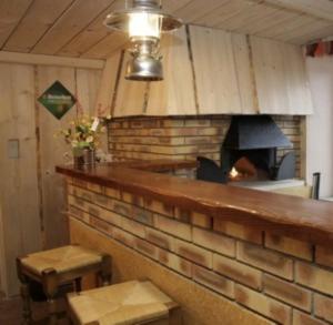outdoor BBQ area