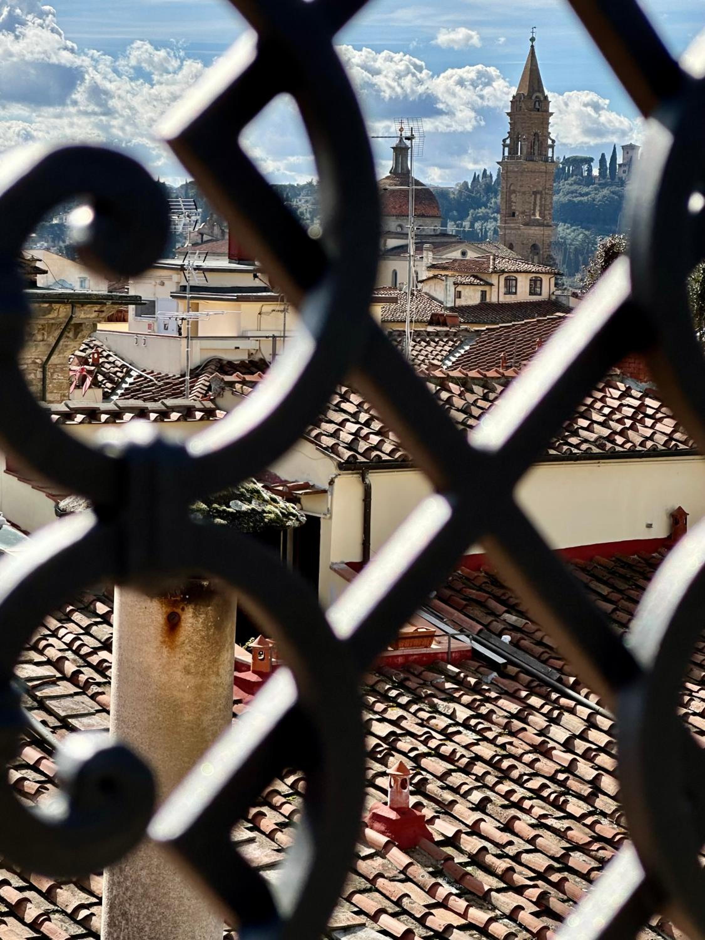 Acciaiuoli Penthouse Florence Terrace View