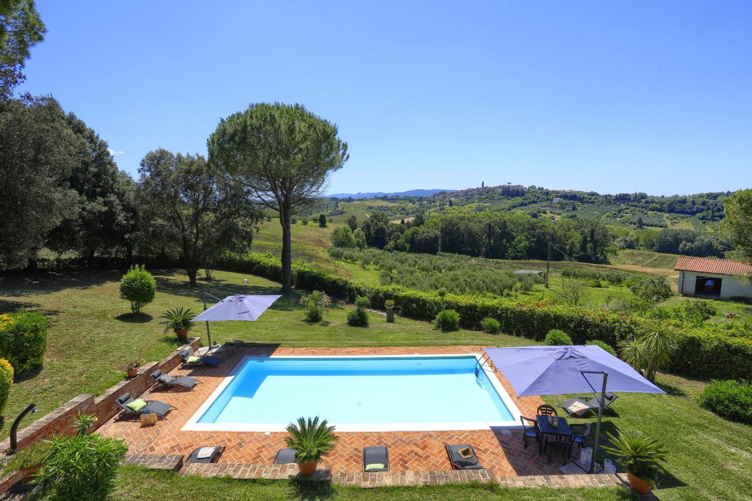 Villa Orsini Peccioli - Villa storica ad uso esclusivo con piscina view 4
