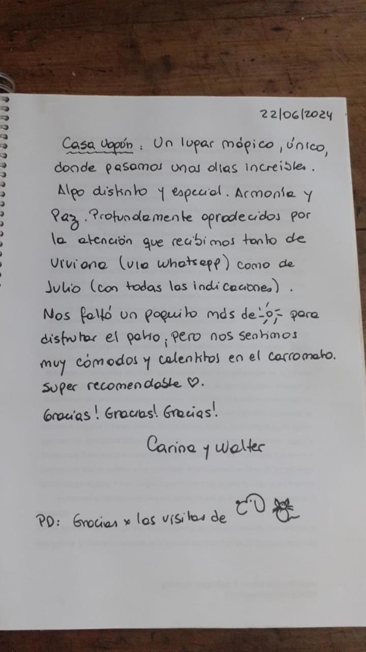 Casa Vagón en las sierras