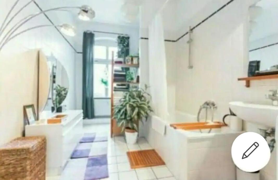 Double bed in sharing apartment