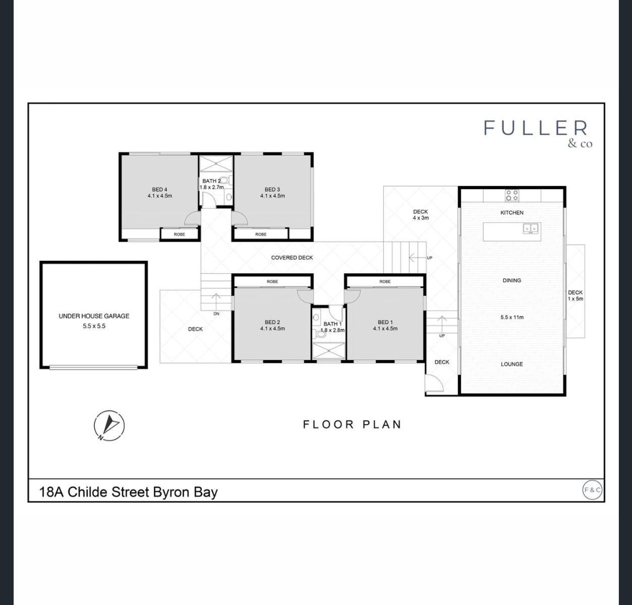 Fuller Holidays - Belongil Beach Pavilion House, 18A Childe St