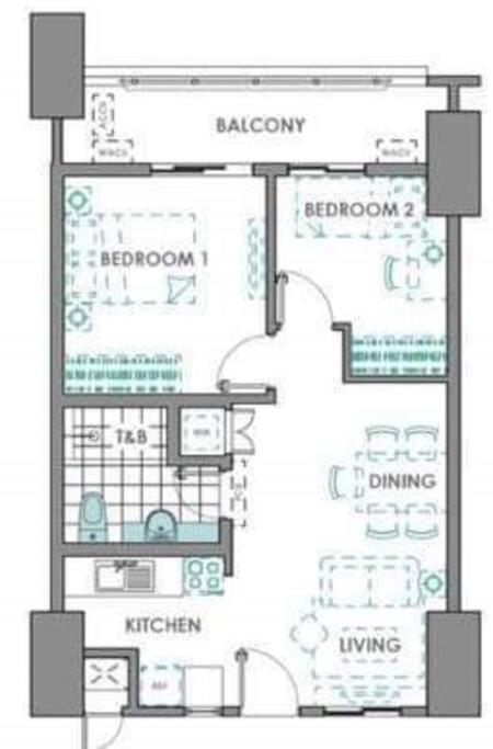 No Frills Infina Towers 2BR Staycation Quezon City view 5
