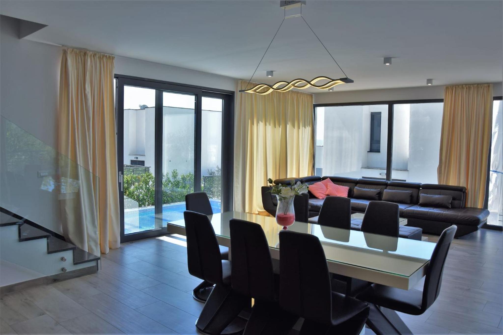 Modern Villa Selina Nera with Heated Pool & Sea View in Makarska view 3
