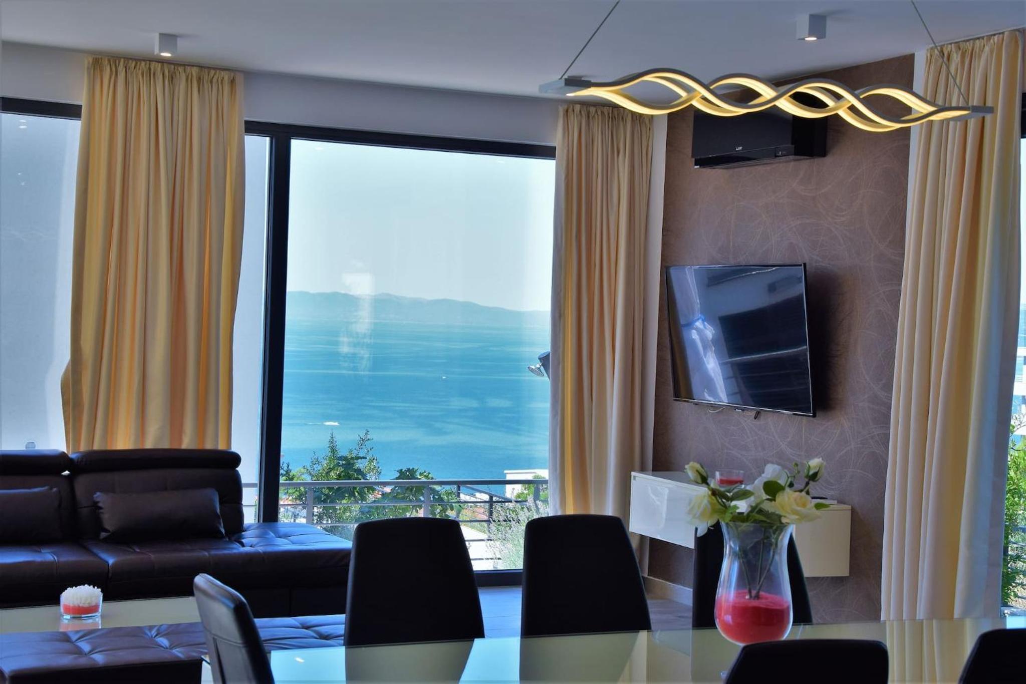 Modern Villa Selina Nera with Heated Pool & Sea View in Makarska view 5