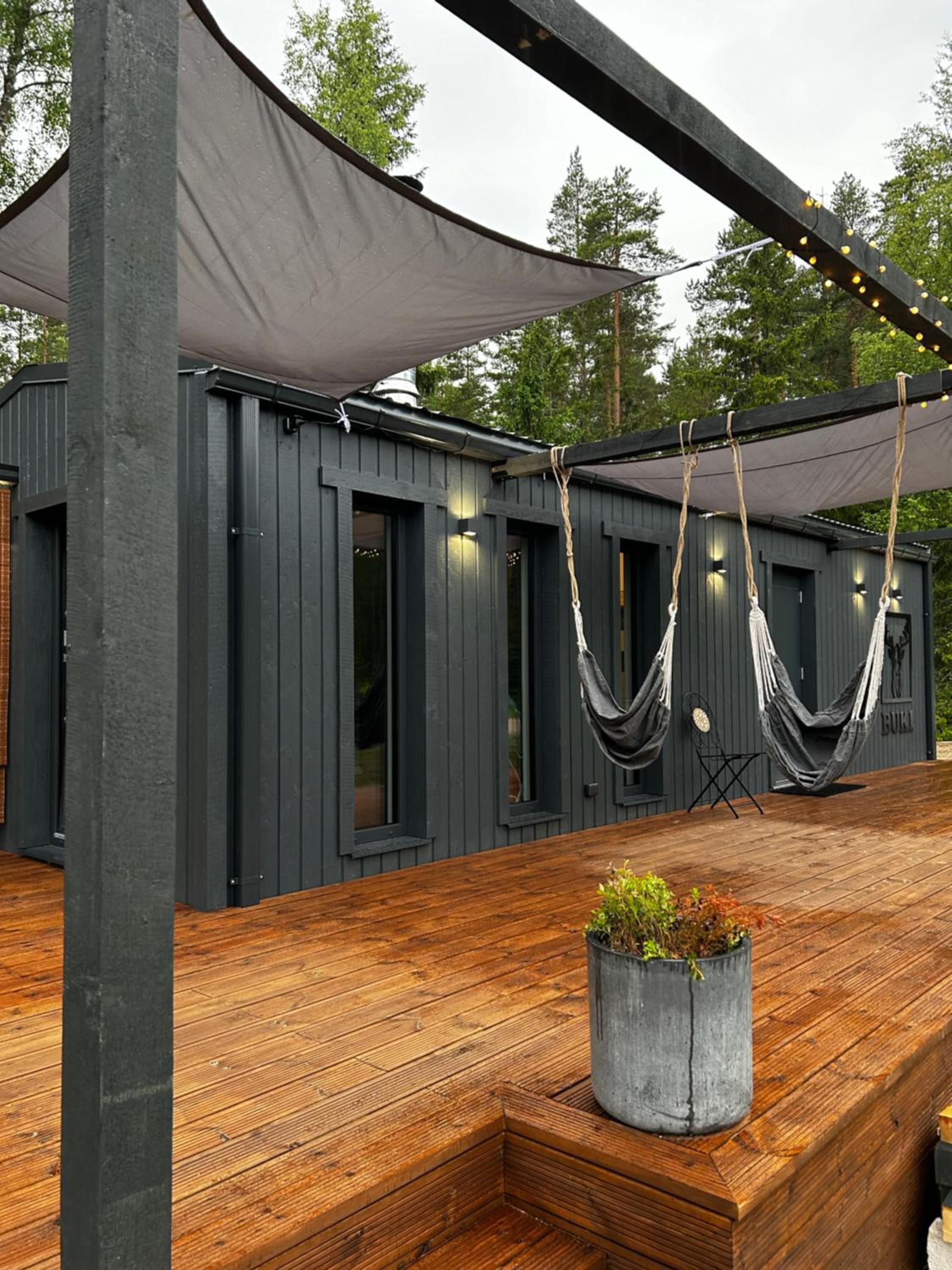 KESTERCIEMA BUKI - luxury forest cabins with sauna & hot-tub view 5