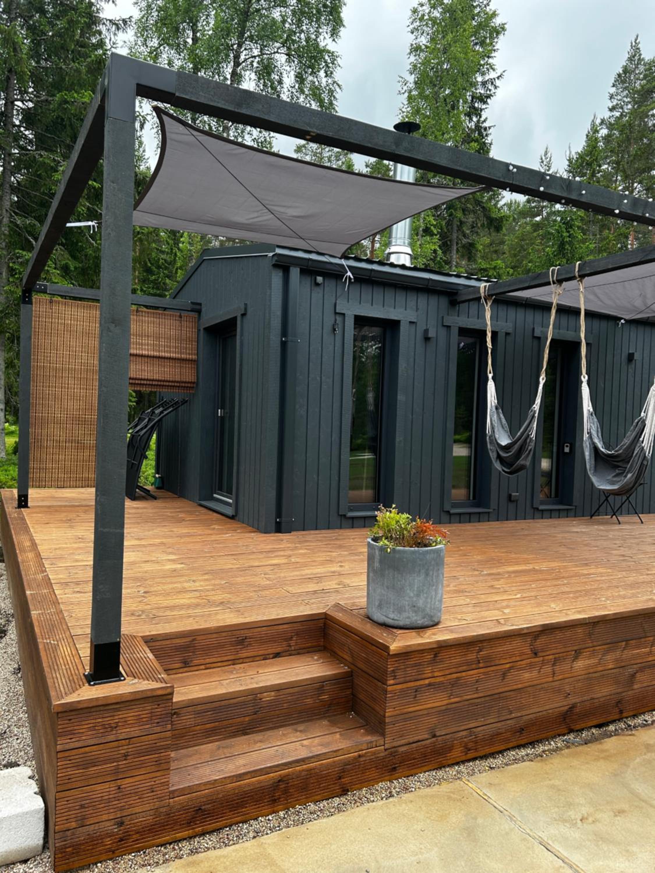 KESTERCIEMA BUKI - luxury forest cabins with sauna & hot-tub view 4