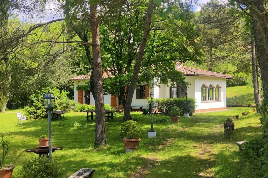 Immersa nel verde e nel silenzio