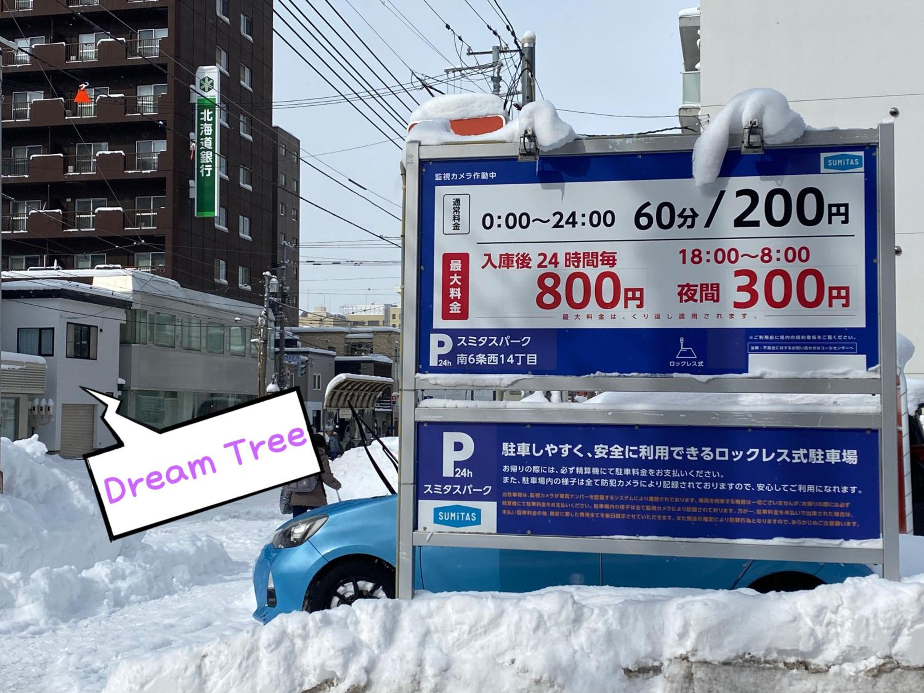 Dream Tree 札幌市电步行0分钟 超市步行1分钟