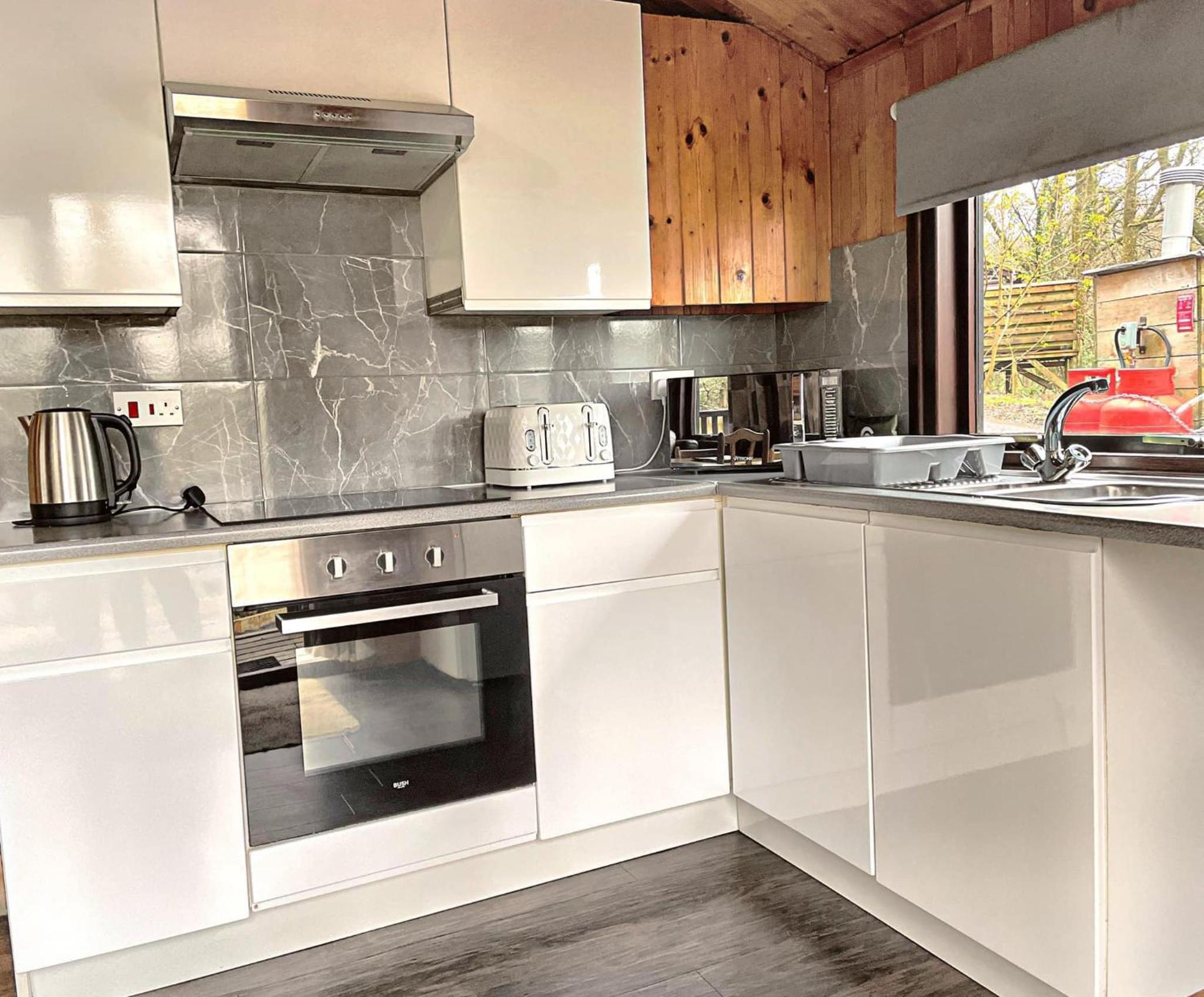 Snowdrop 10-Hot Tub-Woodlandlodges-St Clears-Pembrokeshire view 5