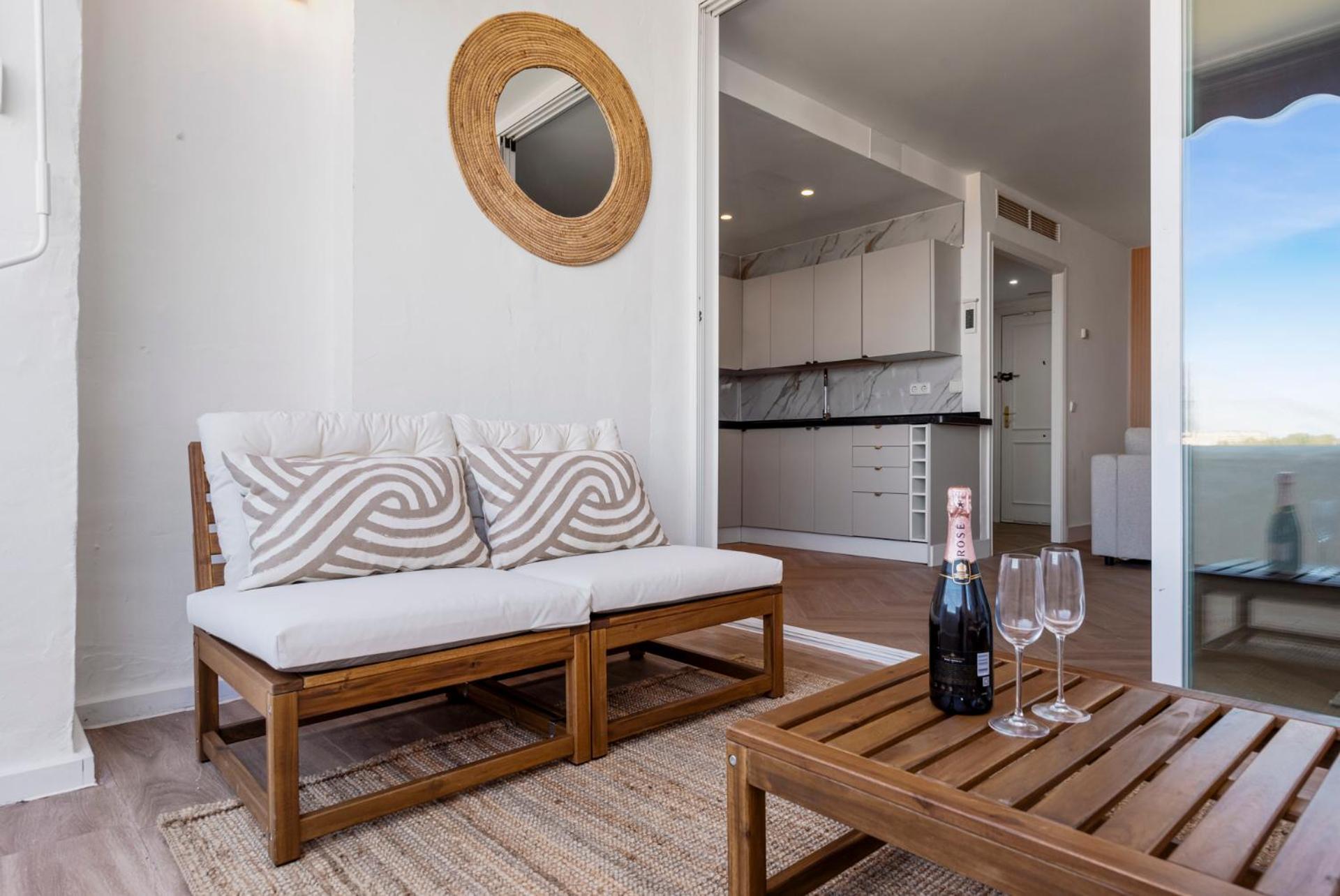 Beachside appartement Marbella
