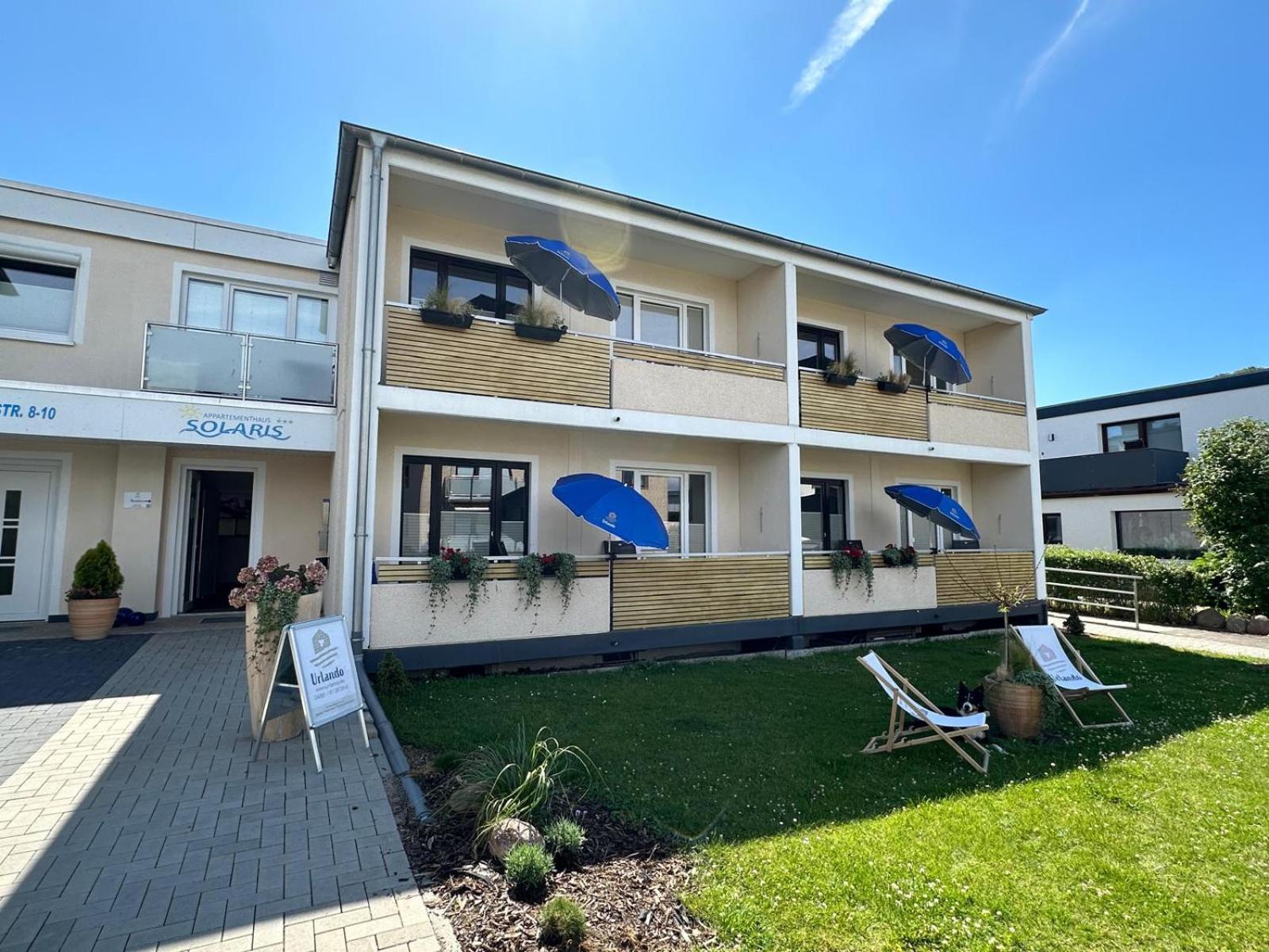 Das Solaris 6 Beach Apartment mit Balkon, Gemeinschaftssauna und Grillplatz