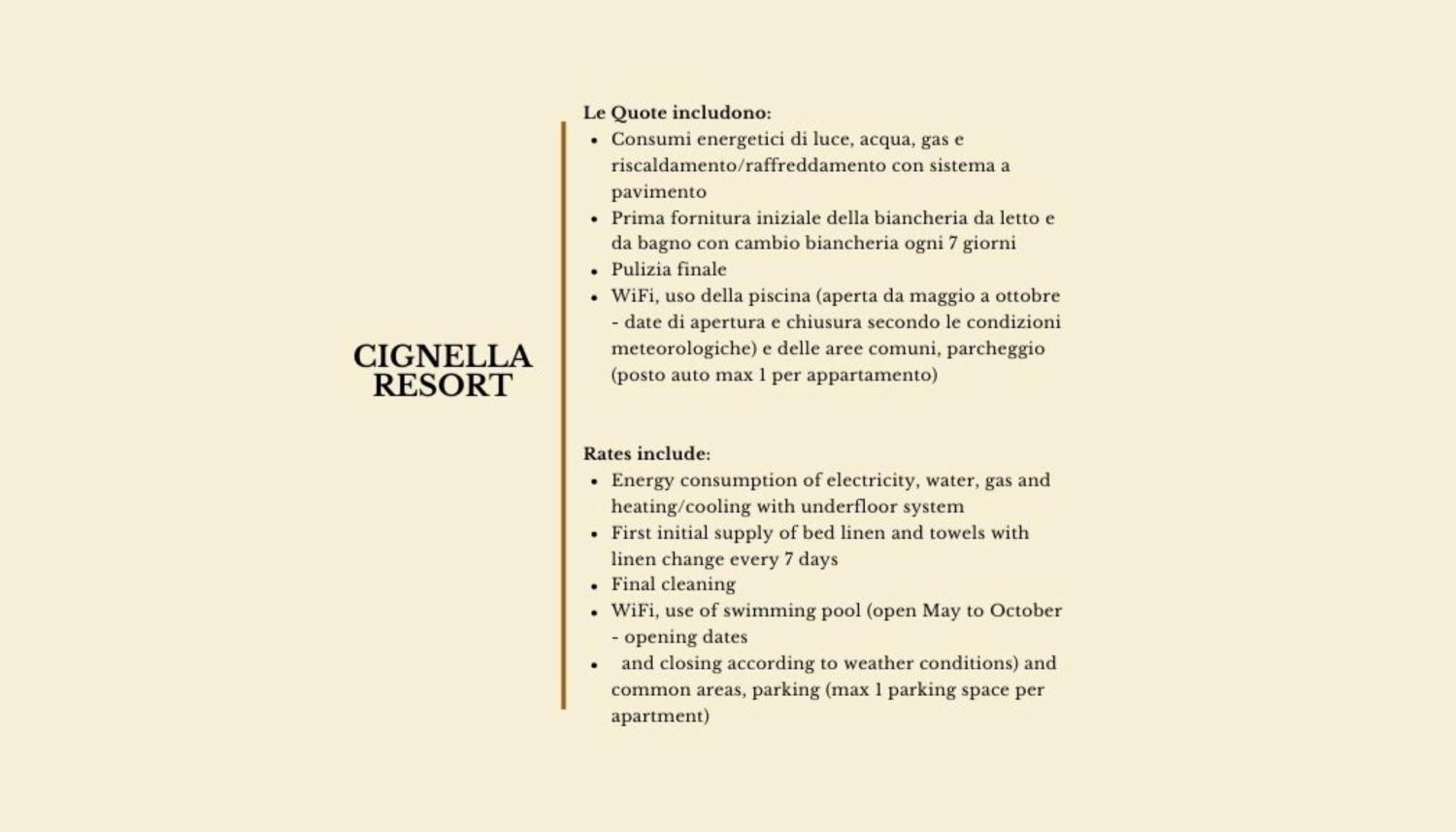 Chalet Cigno Cignella Resort view 4