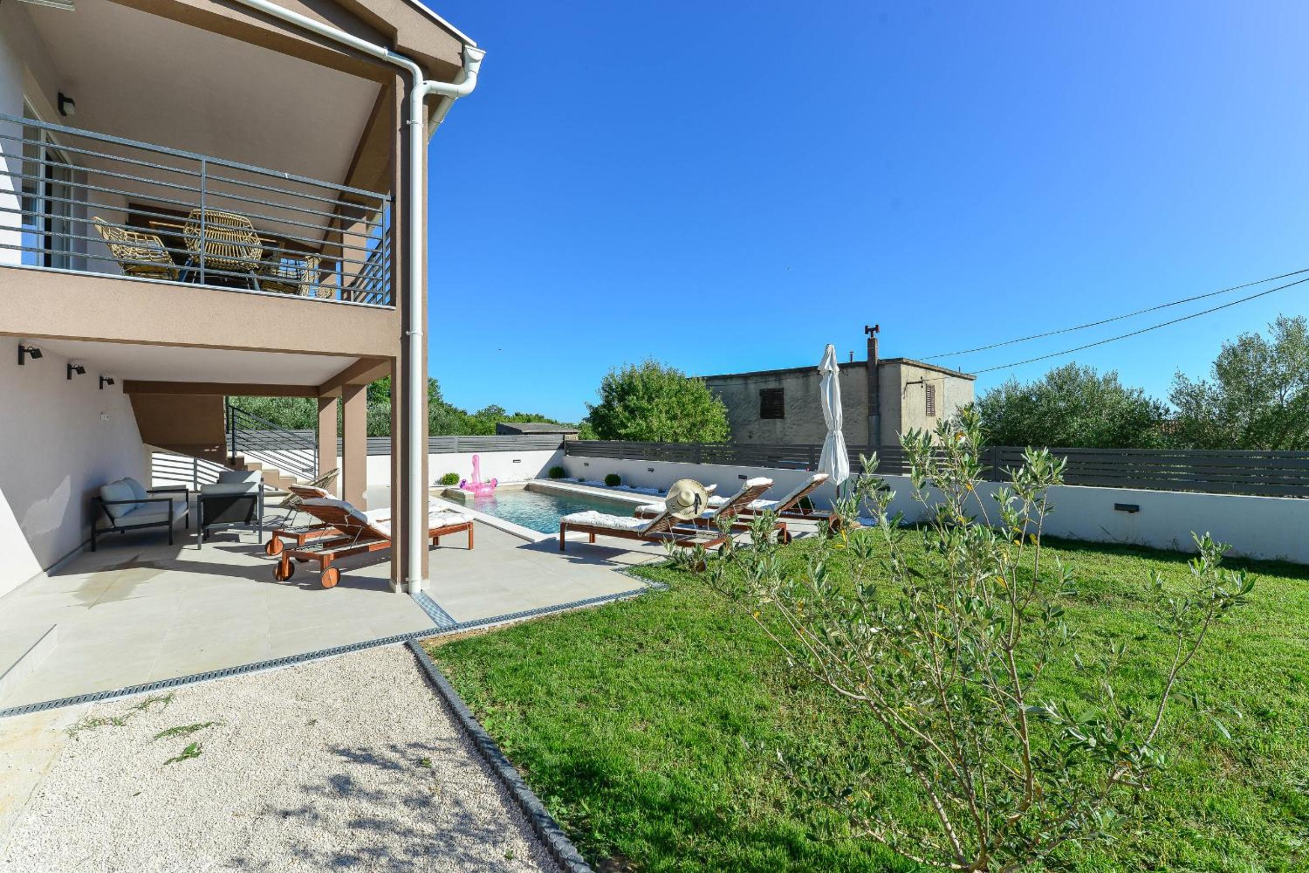 Villa Cvita with pool view 3