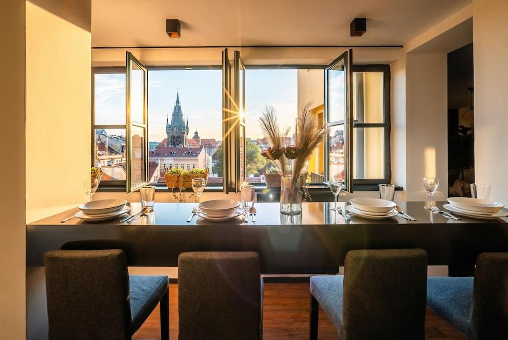Prague Tower Old Town LUX 4BR & 3Bath Terrace