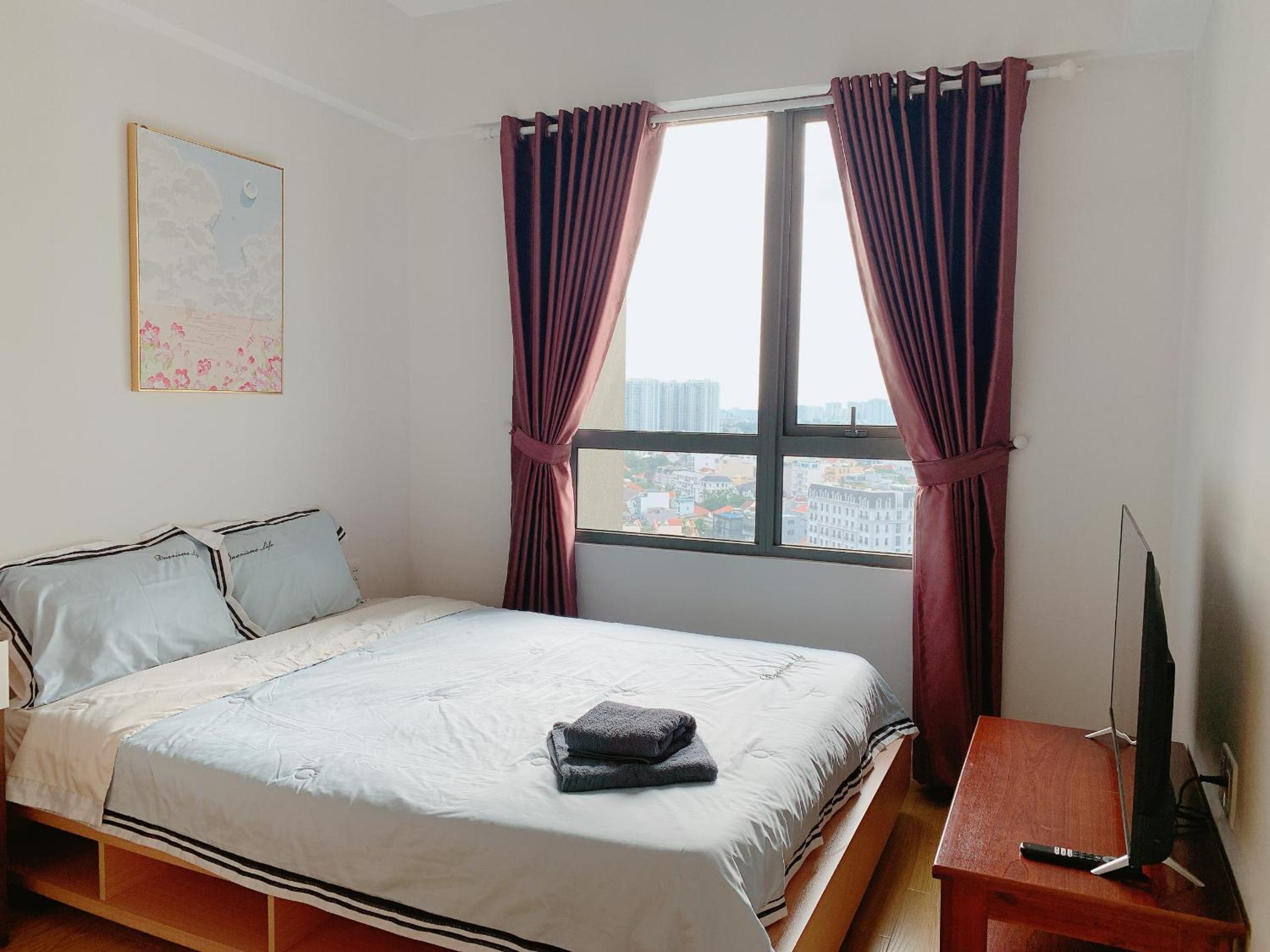 Masteri Thao Dien Comfy Apartment #Nice Balcony #Opening View