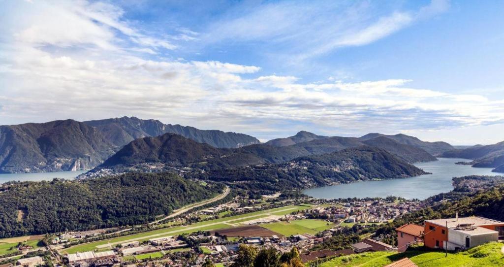 The View Cademario Lake Lugano Apartment with Private Parking & Self Check-in