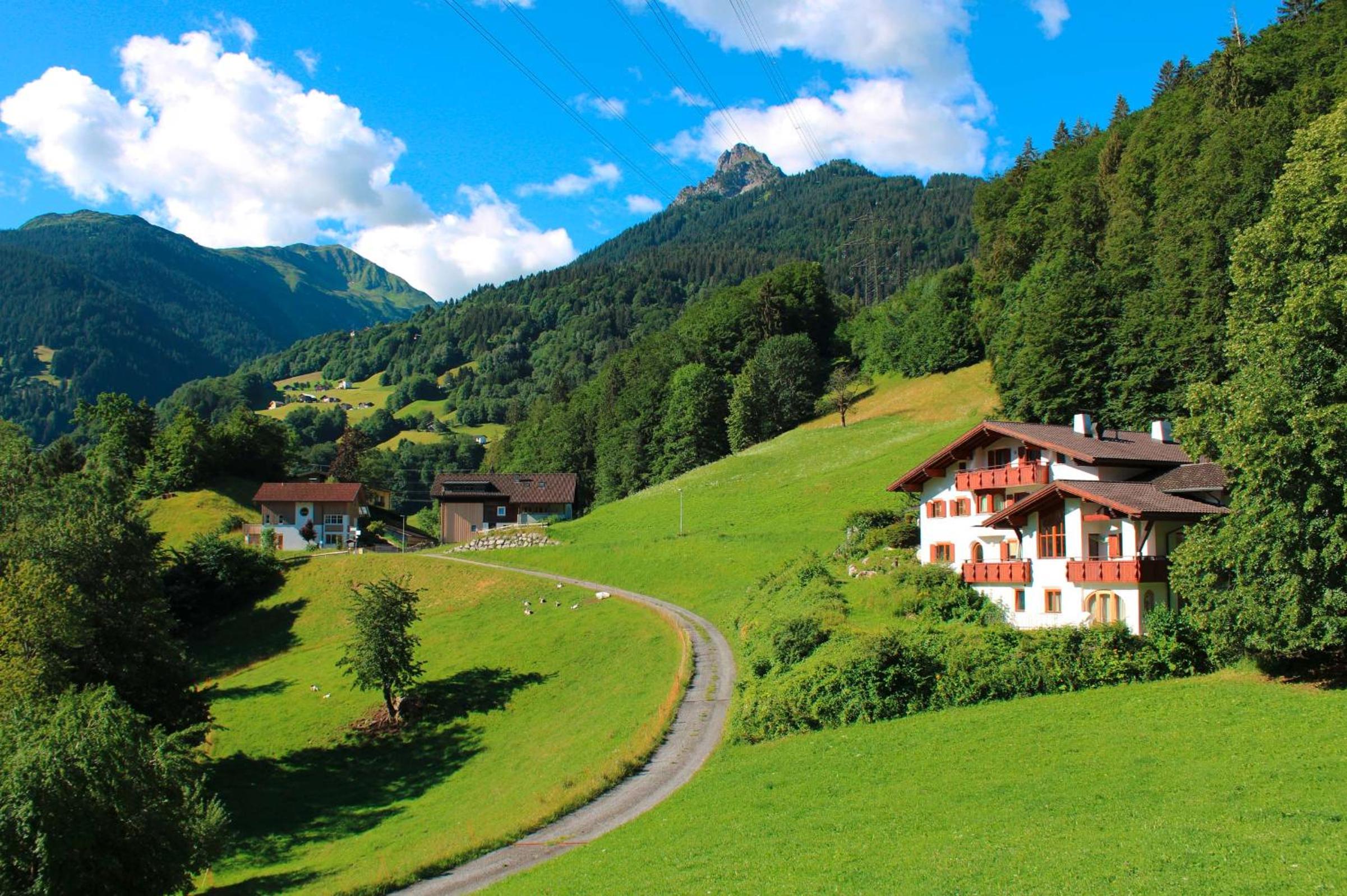 Ferienwohnung mit Terrasse und Fernblick