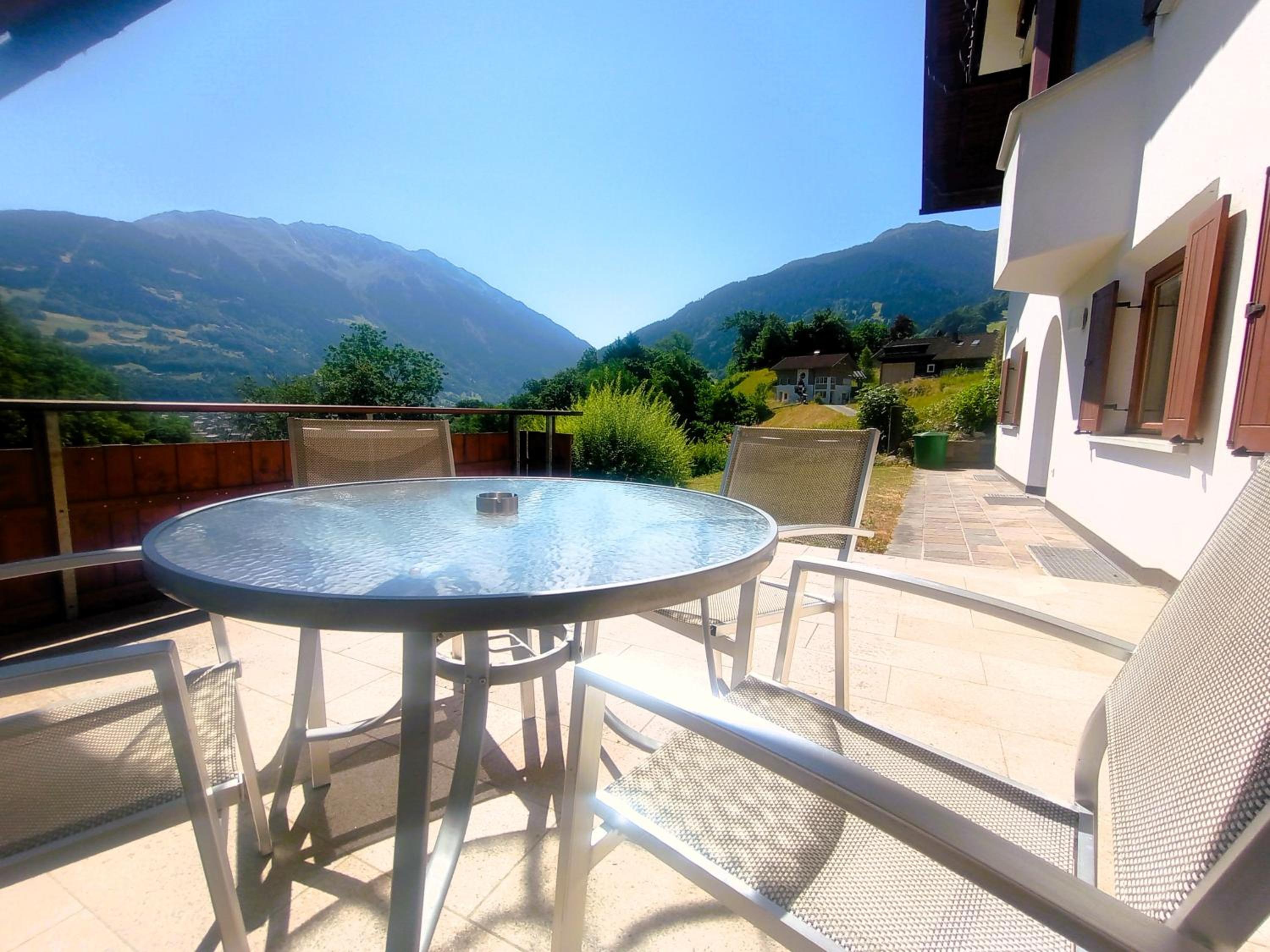 Ferienwohnung mit Terrasse und Fernblick
