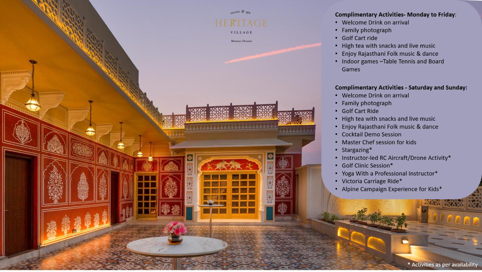 Heritage Village Resort & Spa Manesar-Gurgaon